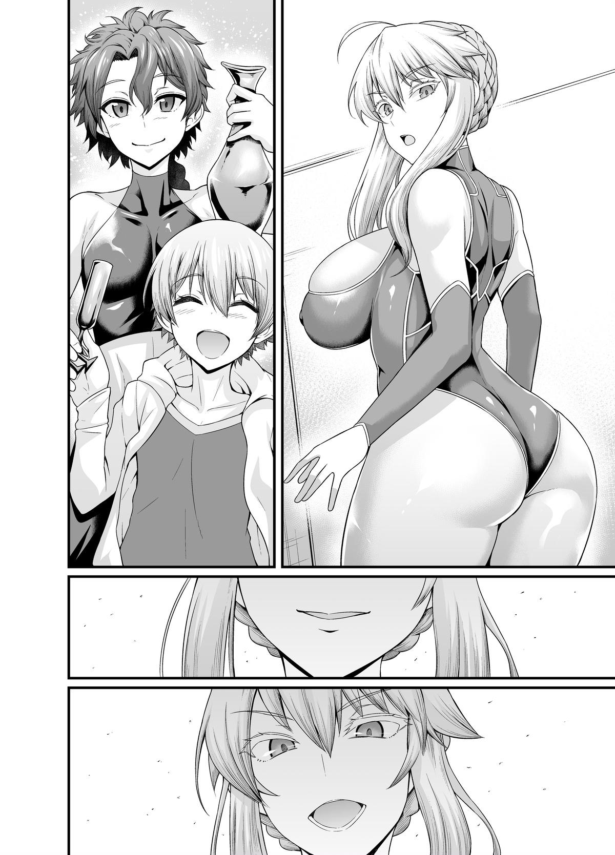 Insane Porn Artoria, Seihai Mondou Futatabi - Fate grand order Gag - Page 5