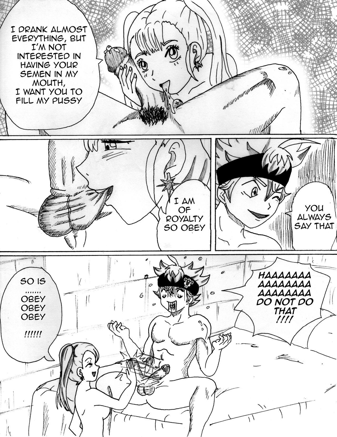 Ballbusting A Family - Black clover Fishnets - Page 12