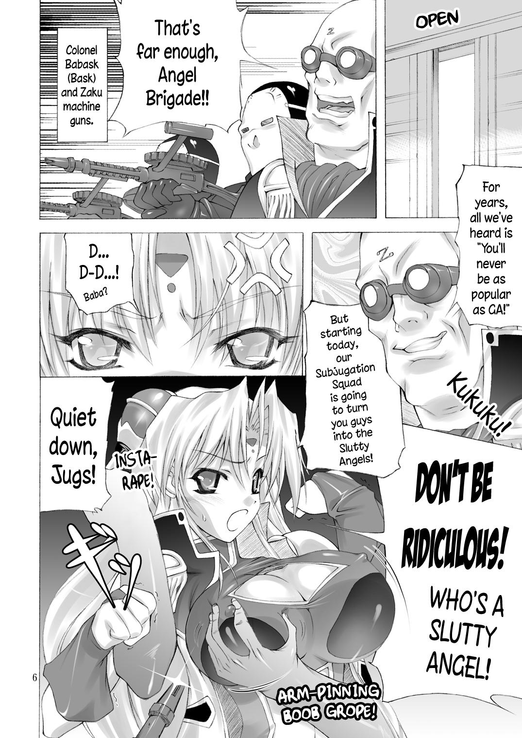 Bukkake Super Rinpha Time! - Galaxy angel Scandal - Page 5