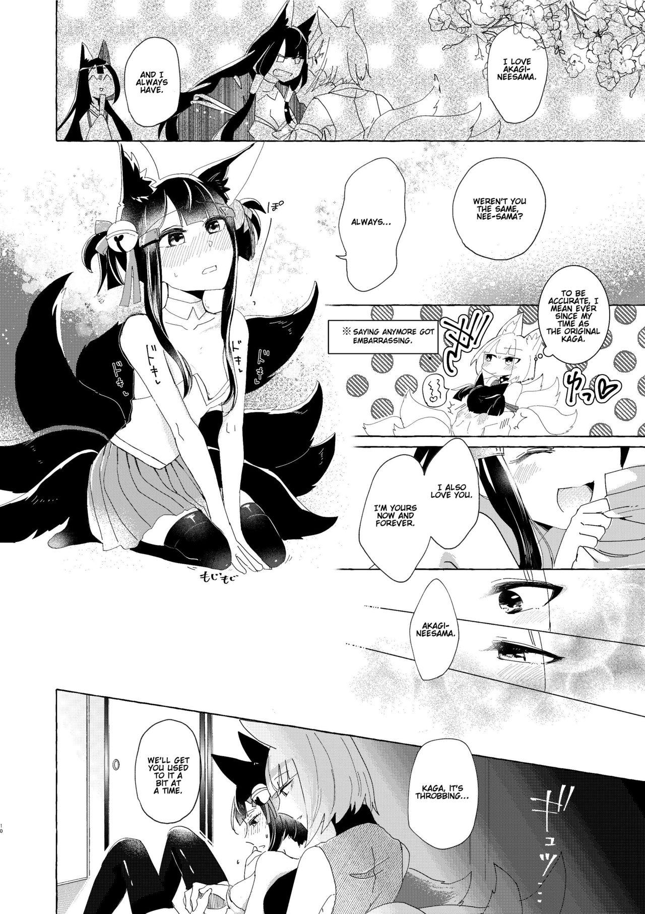 Sub [Yuribatake Bokujou (Kon)] Akagi-chan wa Okusuri o Nomanai | Akagi-chan Won't Take Her Medicine (Azur Lane) [English] [Gondis] [Digital] - Azur lane Boobies - Page 9