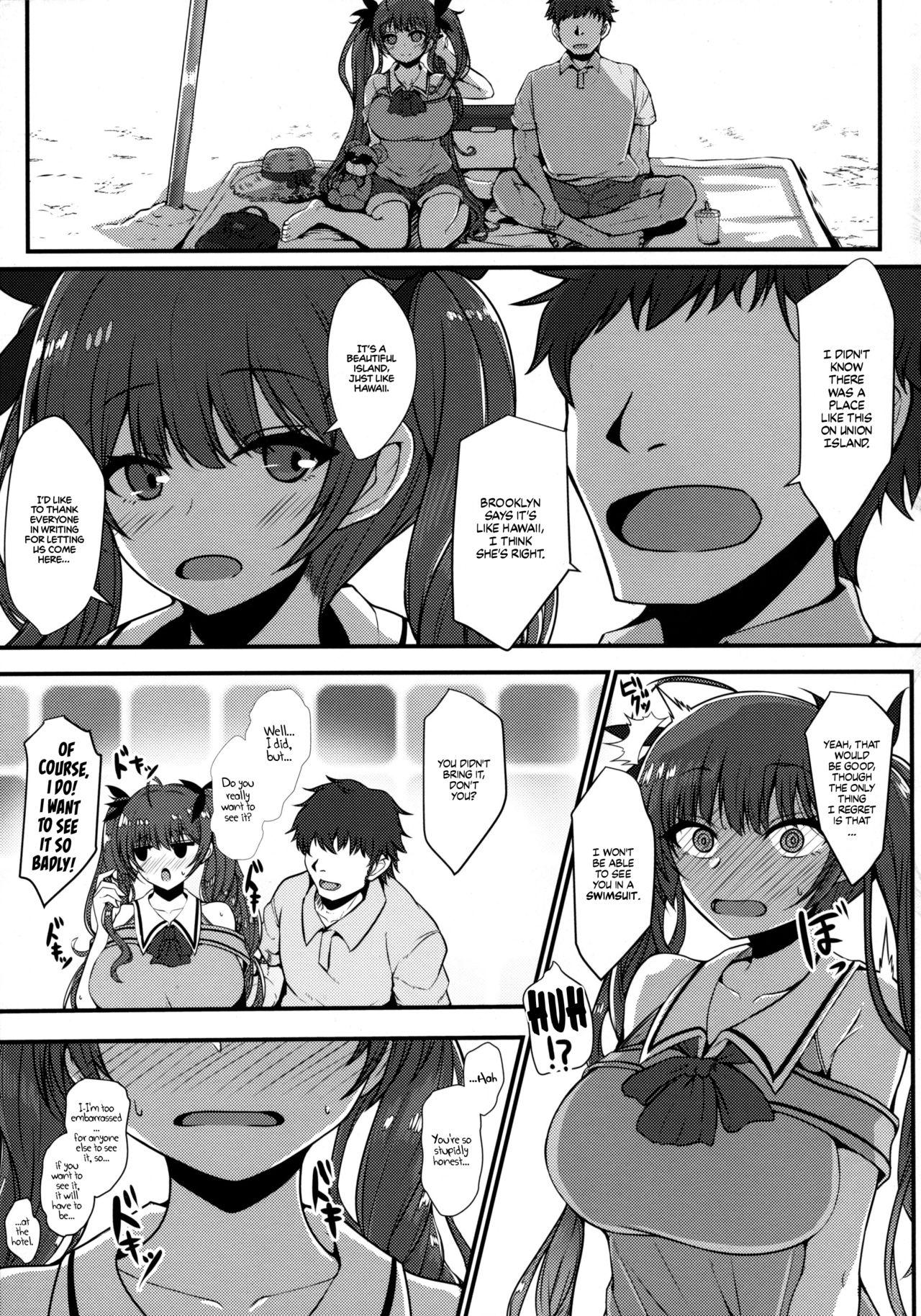 Fantasy Honolulu to Sugosu Honeymoon Mikkakan | Three Days of Honeymoon with Honolulu - Azur lane Dad - Page 4