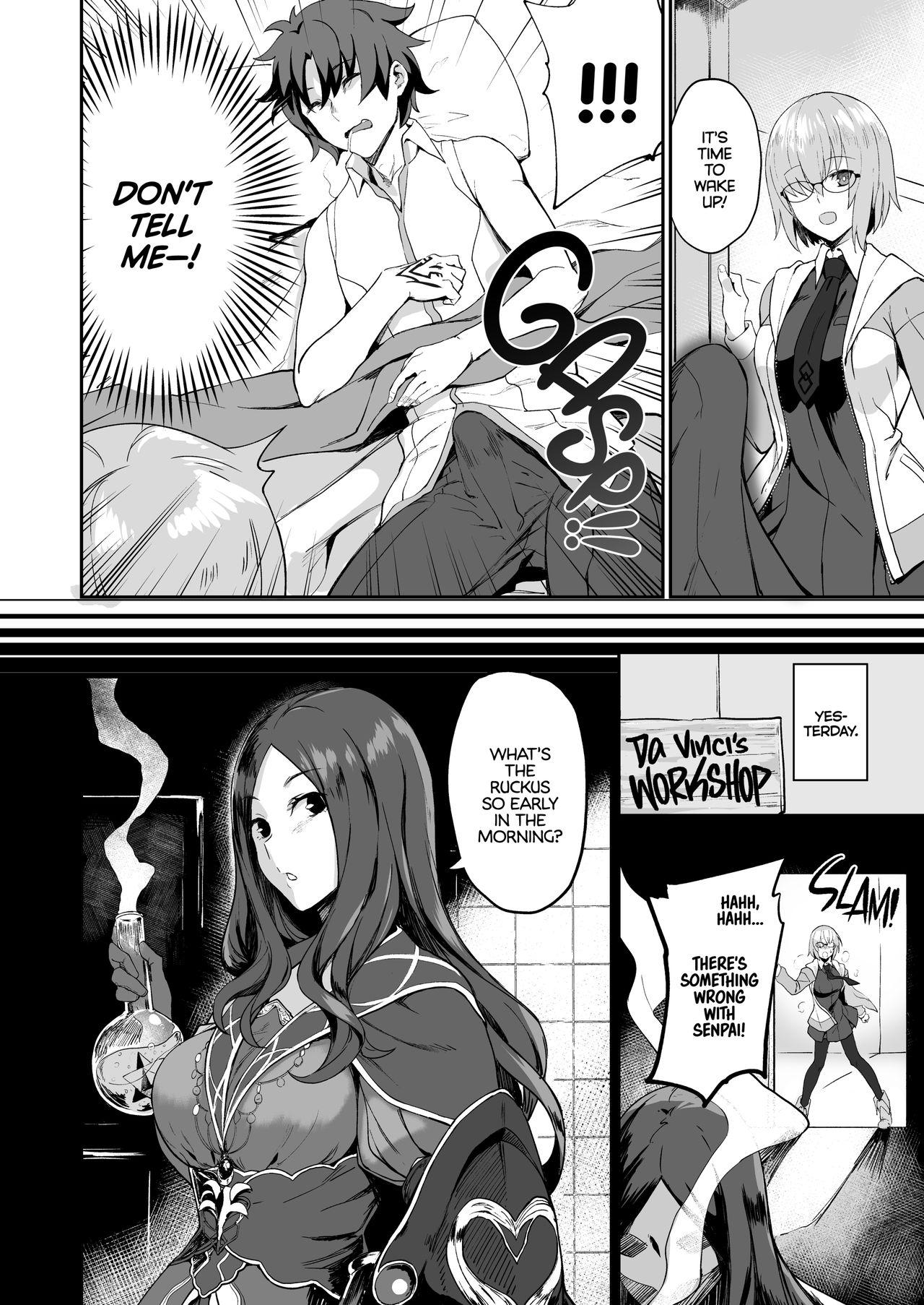 Girl Get Fuck Otsukare-sama desu Senpai Hon | Sweet Dreams, Senpai - Fate grand order Costume - Page 3