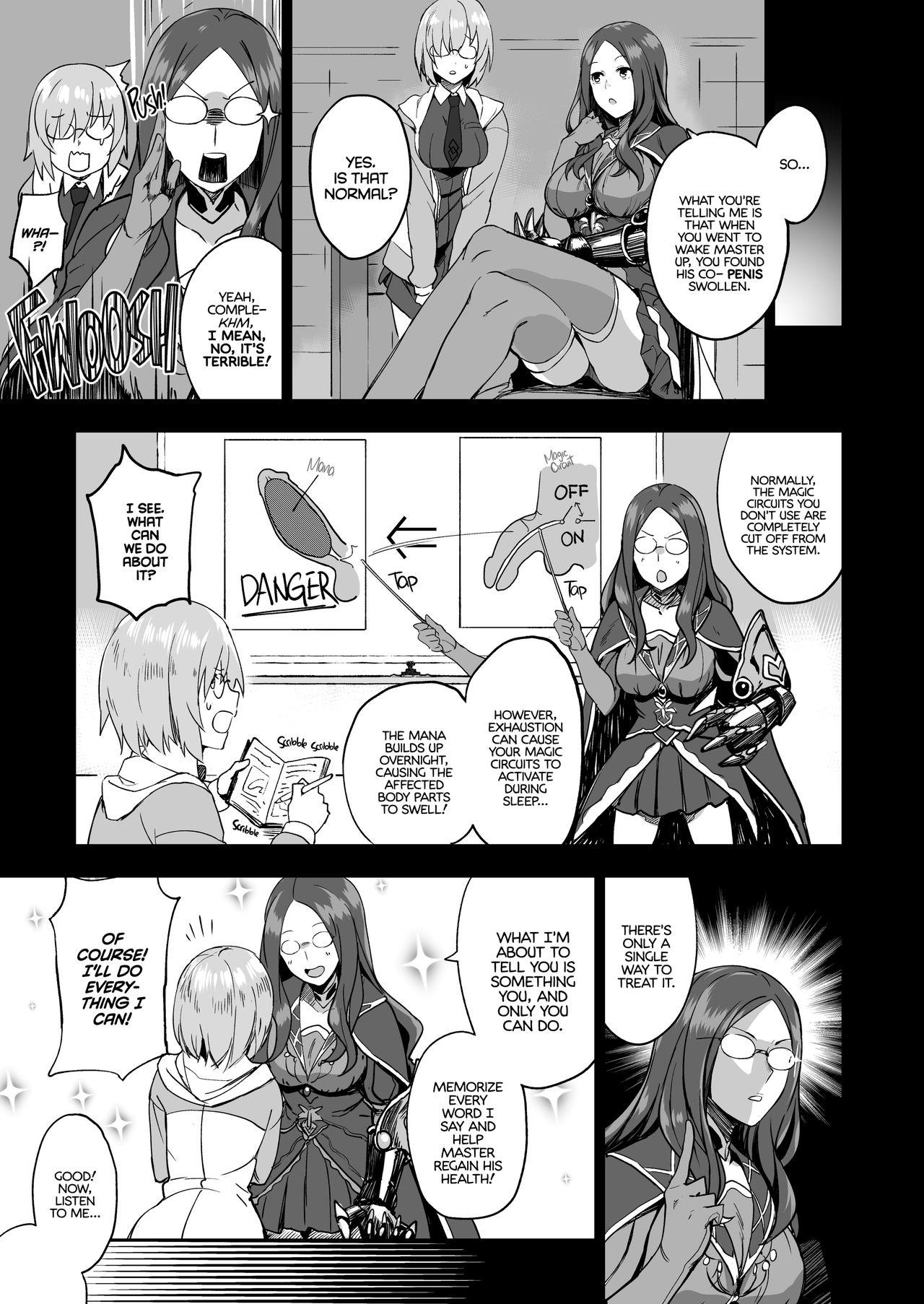 Amatures Gone Wild Otsukare-sama desu Senpai Hon | Sweet Dreams, Senpai - Fate grand order Bisex - Page 4