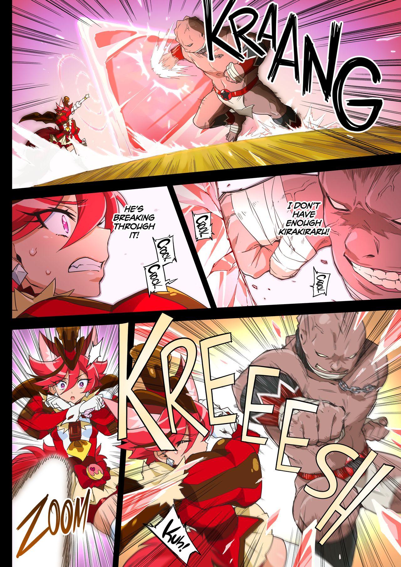 Monster Cock Kanzen Haiboku Chocolat-chan | Chocolat's Crushing Defeat - Kirakira precure a la mode Ex Girlfriend - Page 5
