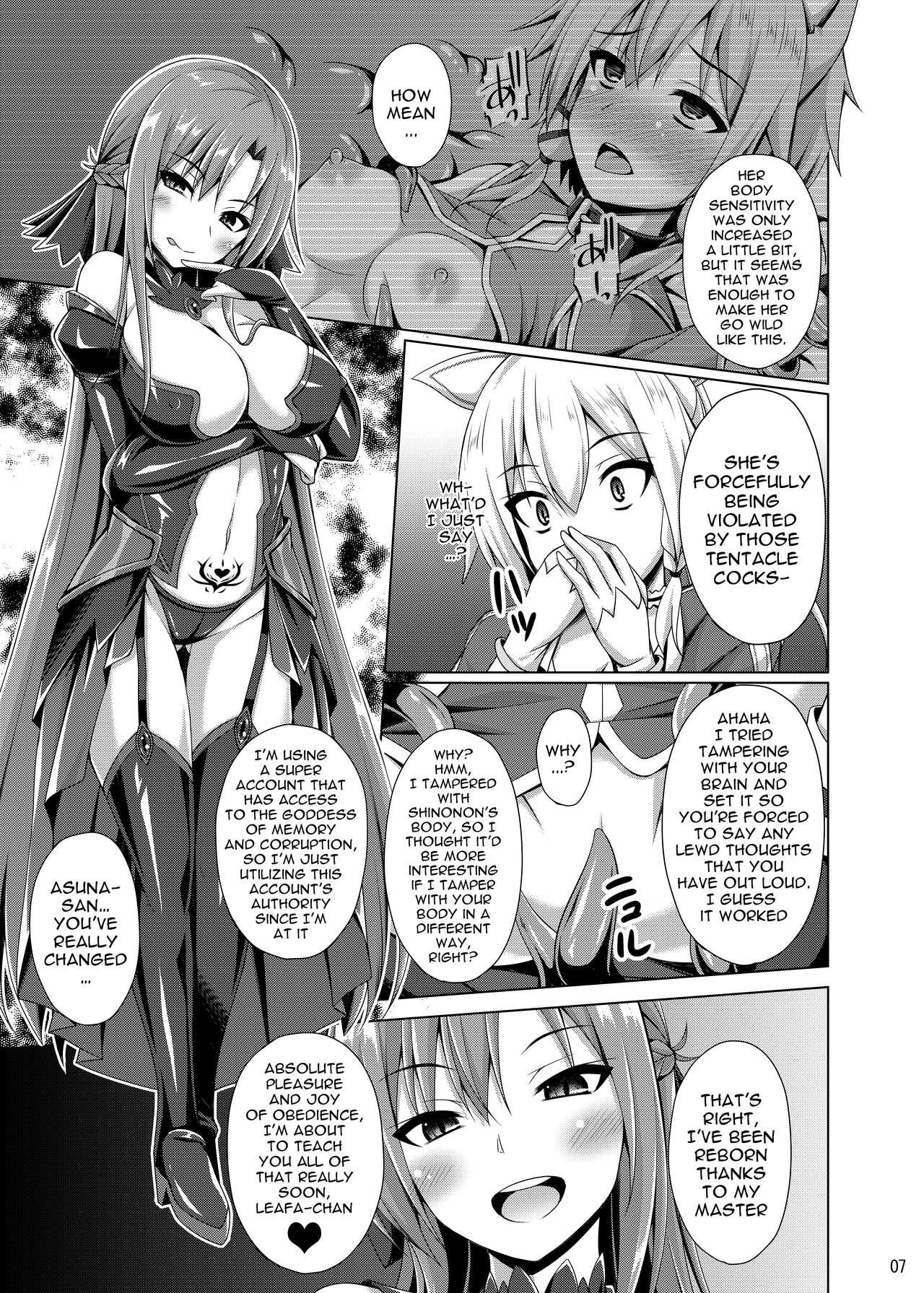 Dick Sucking Kanojo wa Mou "Onii-chan" to wa Yonde Kurenai... - Sword art online Orgasmus - Page 6