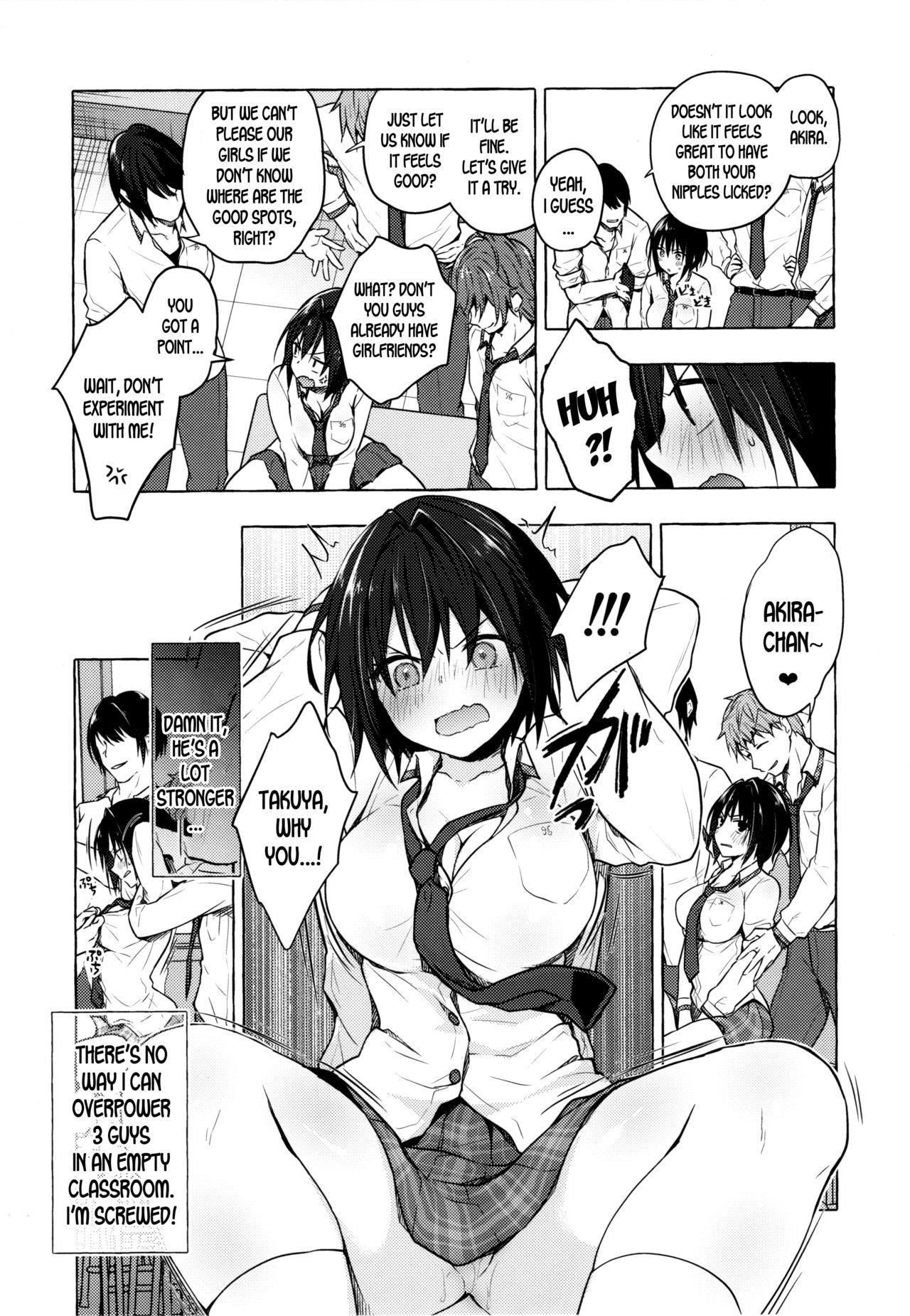 Time (Akihabara Chou Doujinsai) [Kinokonomi (konomi)] TS Akira-kun no Seiseikatsu 3 | Genderbent Akira-kun's Sex Life 3 [English] [desudesu] - Original Teenage Girl Porn - Page 6