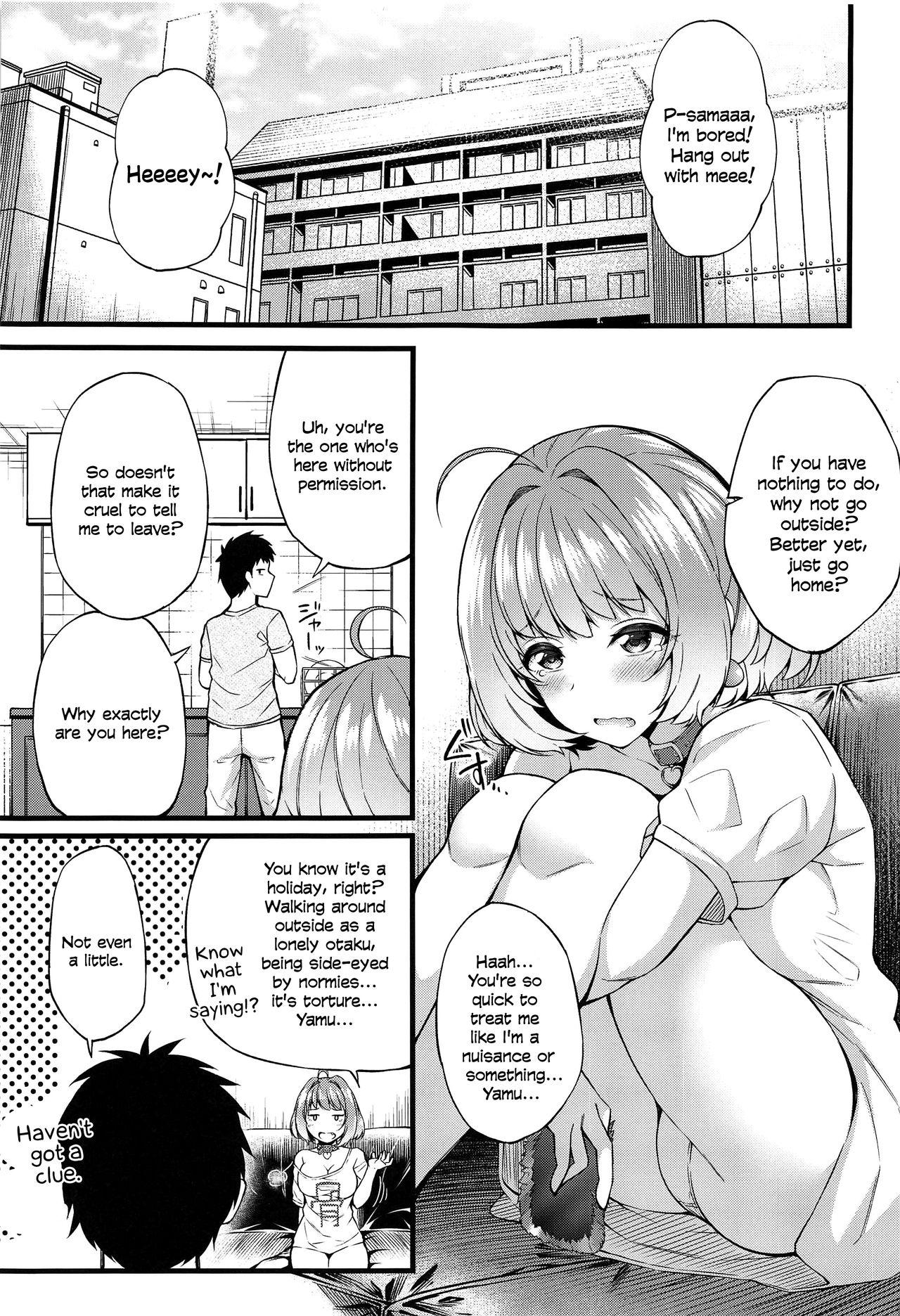 Free Blowjob Porn Ie ni Itsuita Riamu to Ecchi na Koto Suru Hon | Doing Lewd Things With Riamu Who Moved In With Me - The idolmaster Stripping - Page 3