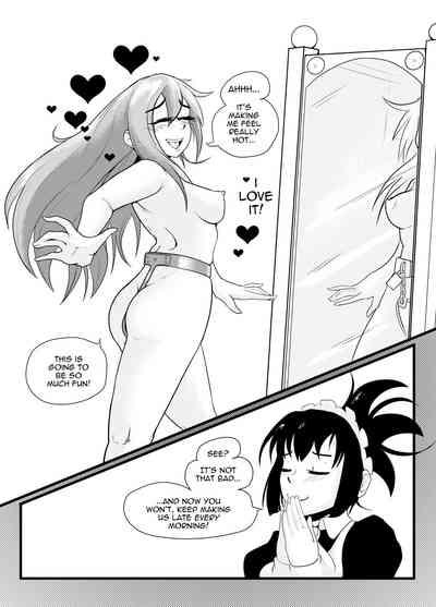 RulerTube I Was Caught Masturbating By My Maid And She Locked Me In A Chastity Belt! Seitokai Yakuindomo Eros 7