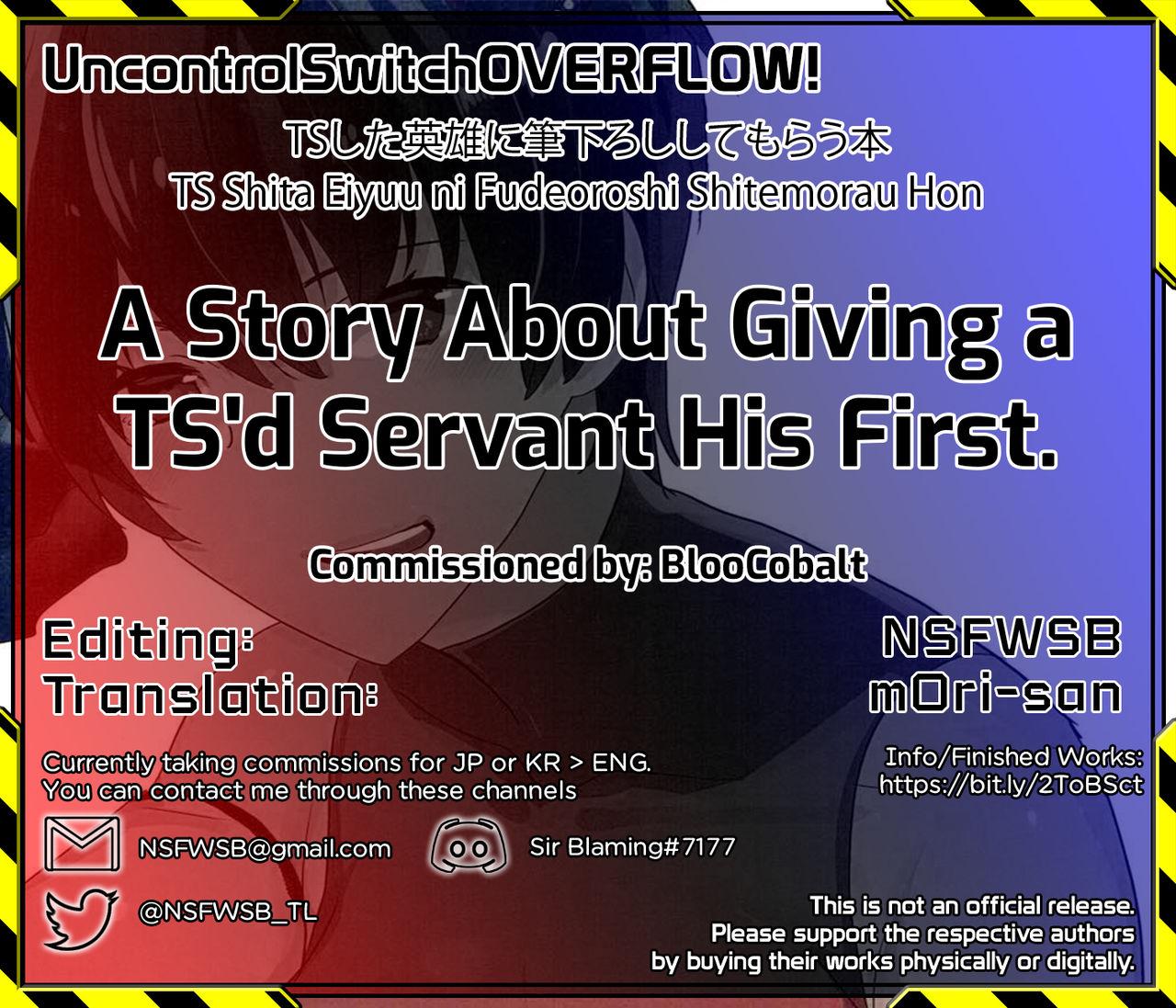 TS Shita Eiyuu ni Fudeoroshi Shitemorau Hon | A Story About Giving a TS'd Servant His First. 26