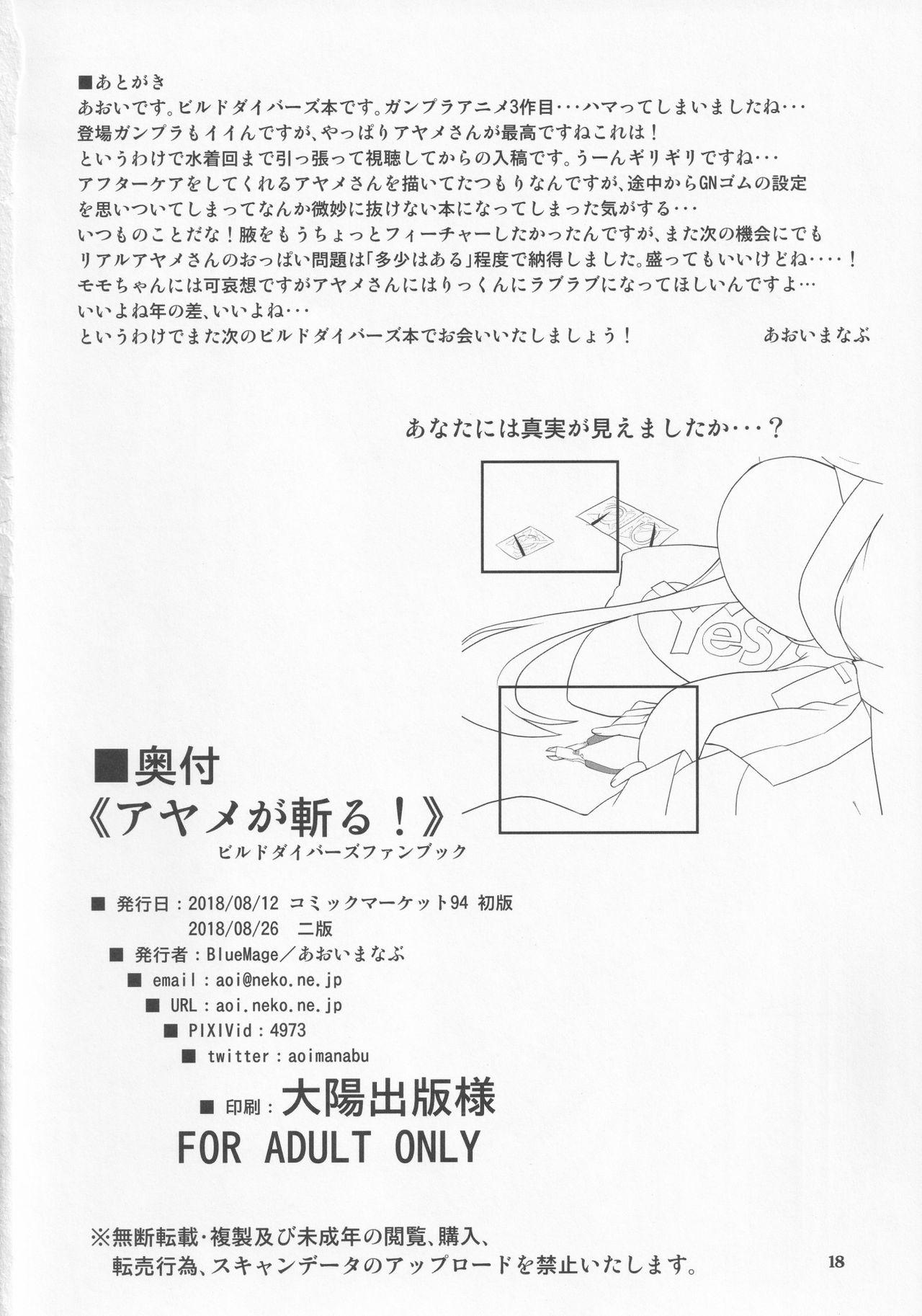 Fleshlight Ayame ga Kiru! - Gundam build divers Periscope - Page 17