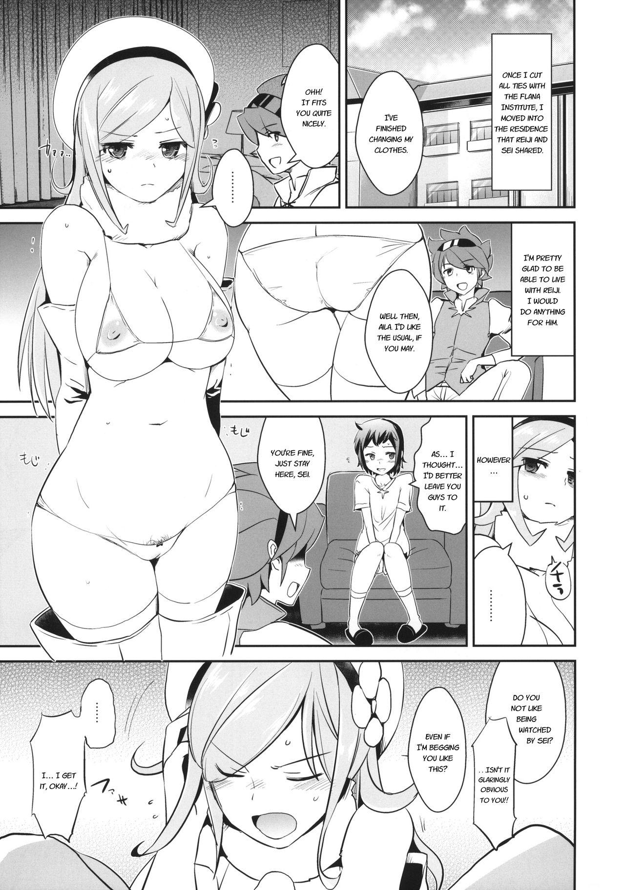 Urine Kagasero Aila + Paper - Gundam build fighters Blow Job Porn - Page 2