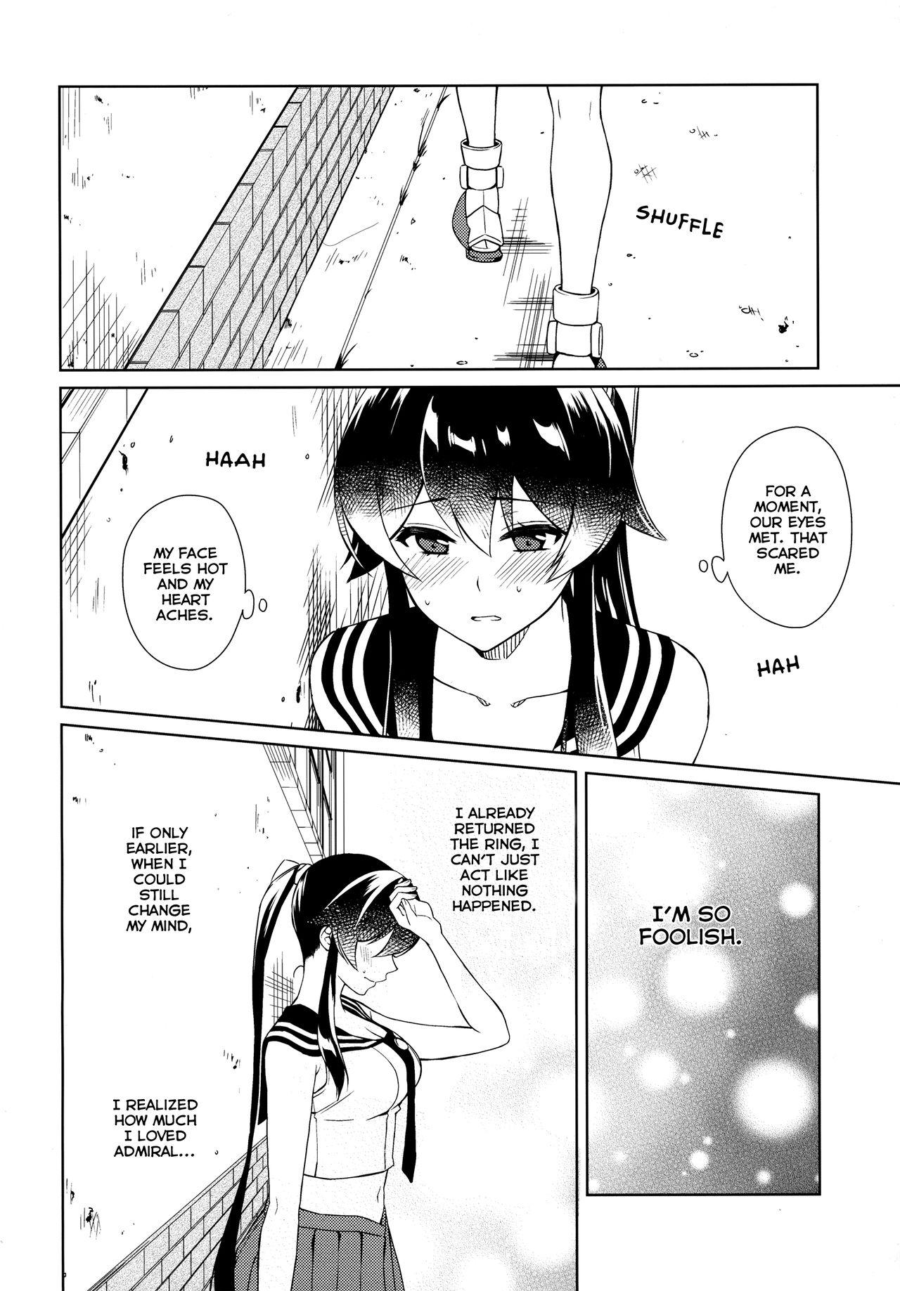 Masturbating Keijun Yahagi wa Koi o Shita. Chuu | Light Cruiser Yahagi Fell In Love - Second - Kantai collection Tgirl - Page 7