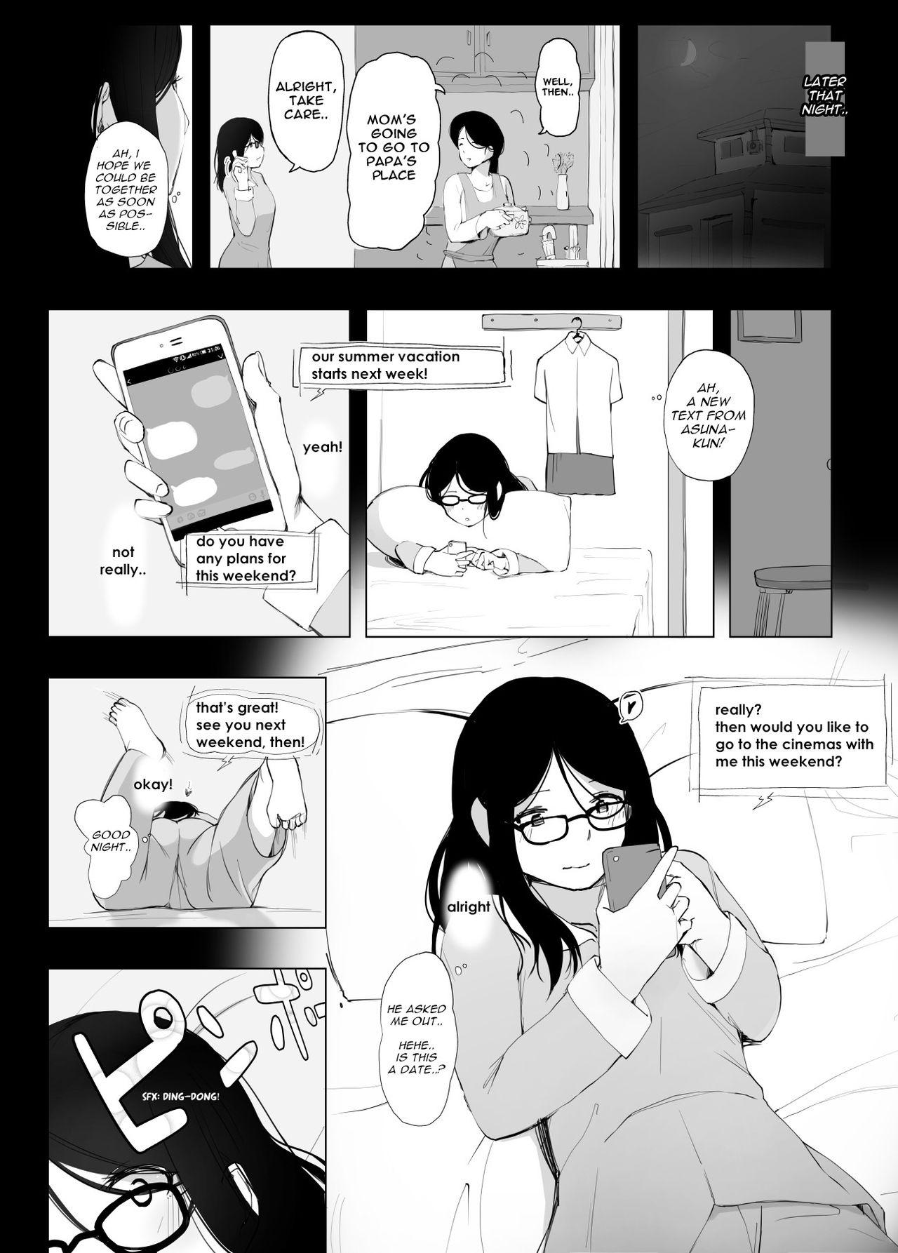 Unshaved Kanojo to Senpai ga Kazoku ni Natta hi - Original Dick Sucking - Page 8