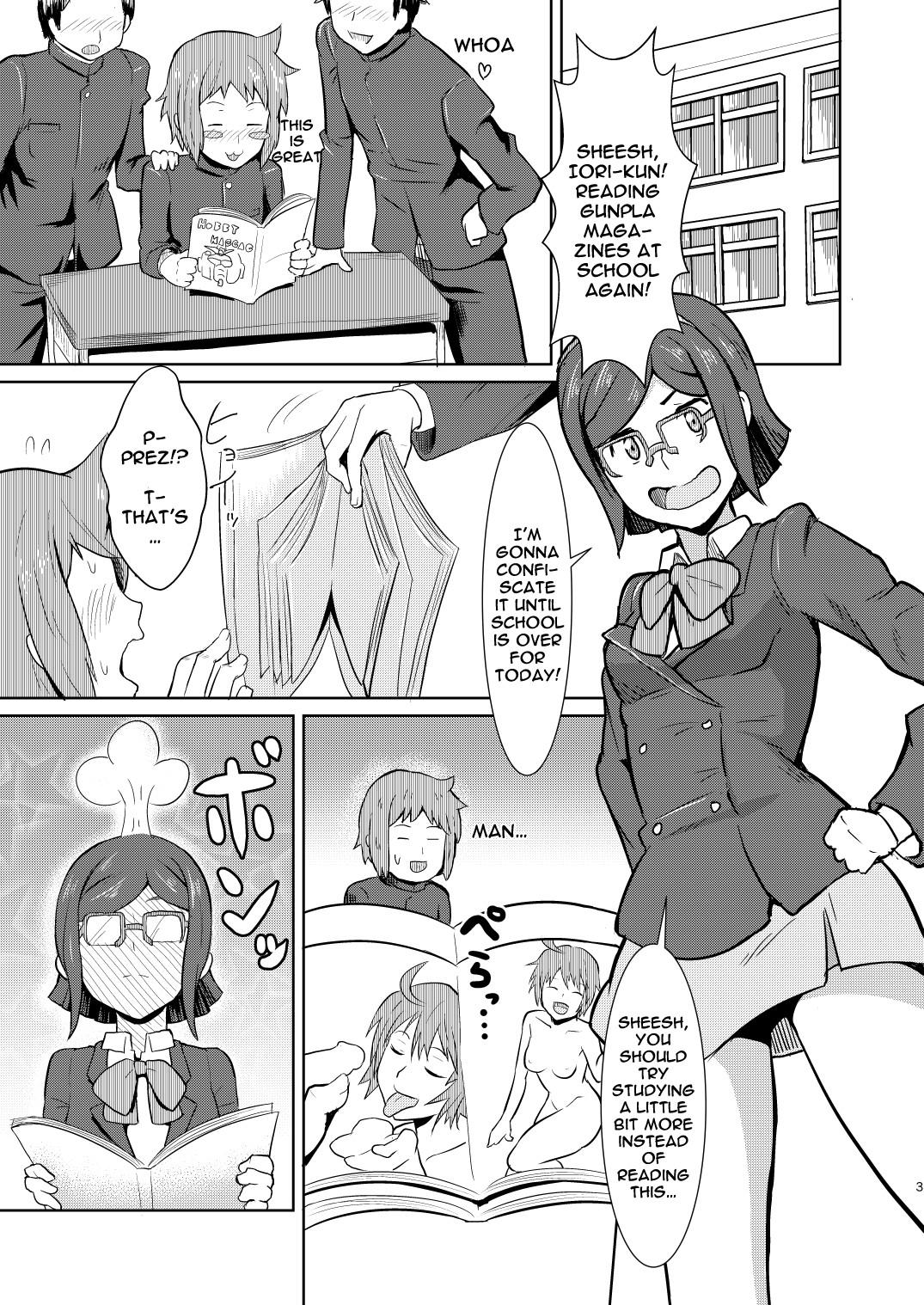Real Orgasms Bitchina Bitch - Gundam build fighters Jav - Page 3