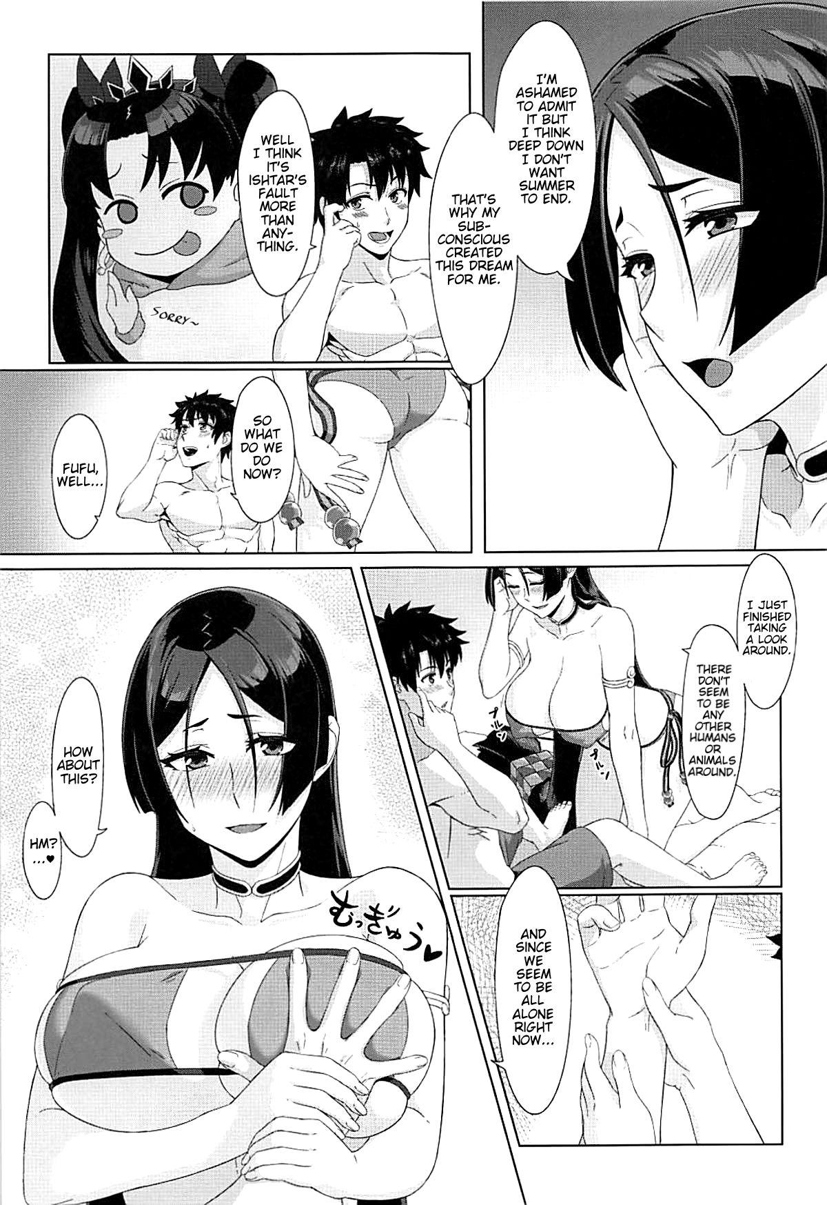 Big Ass (C93) [Sikouya] Raikou-mama to Manatsu na Yume | Raikou-mama's Summer Dream (Fate/Grand Order) [English] [Darg777] - Fate grand order Mistress - Page 4