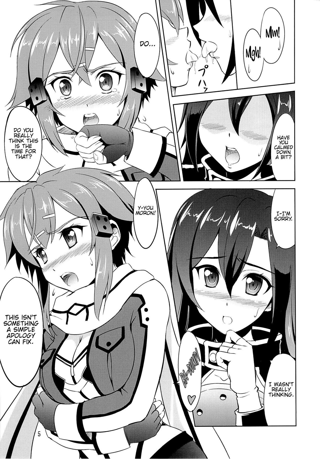 Gay Rimming Gyakushuu no Shinon - Sword art online Dancing - Page 4