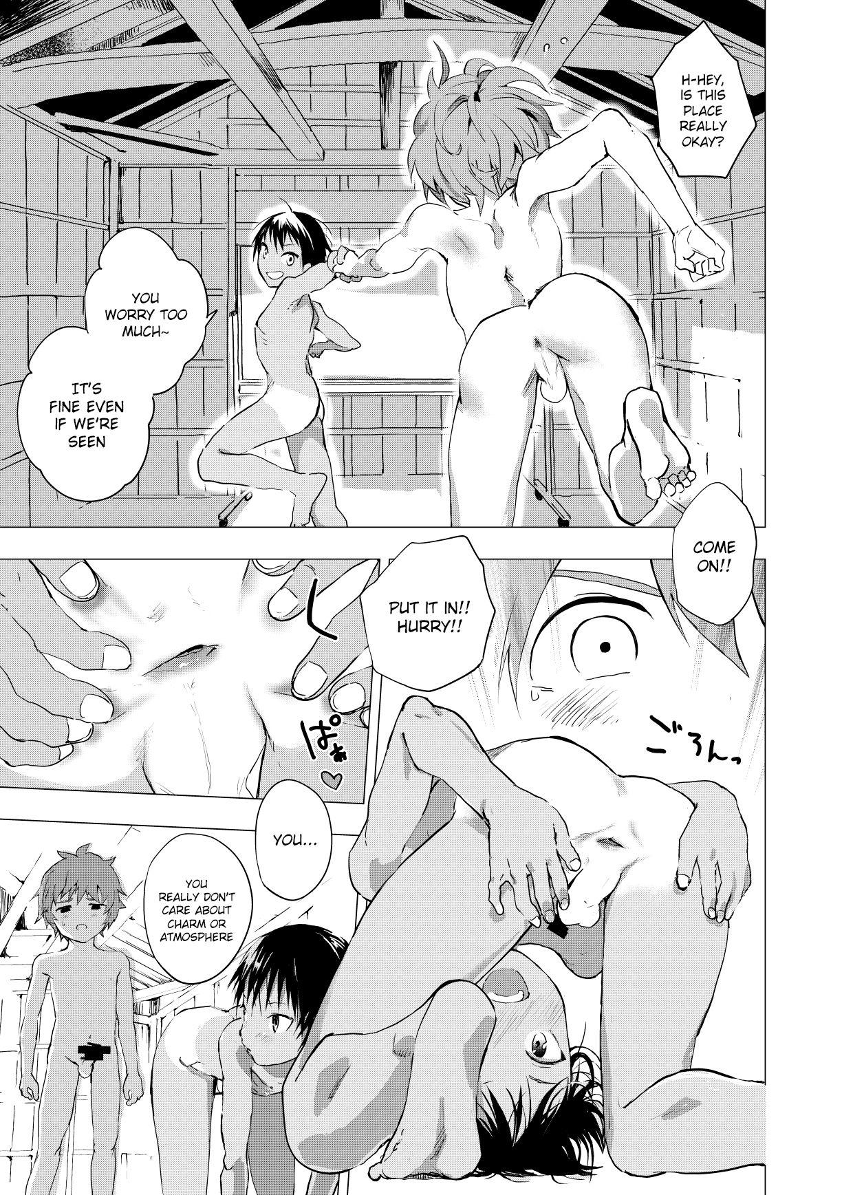Pov Sex Inaka no Uke Shounen to Tokai no Seme Shounen no Ero Manga - Original Ameture Porn - Page 11