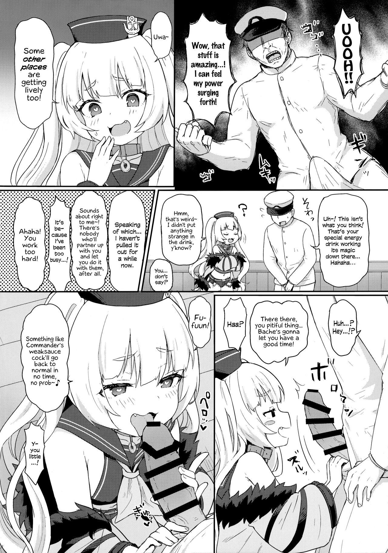 Couples Fucking Bache ni Bacchiri Omakase! | Leave Everything To Bache! - Azur lane Tanned - Page 3