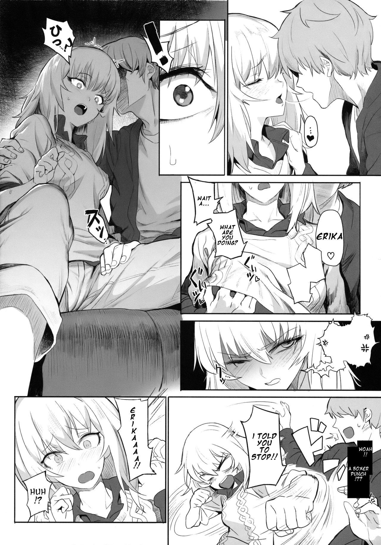 Moaning ERIKA - Girls und panzer Asslicking - Page 13