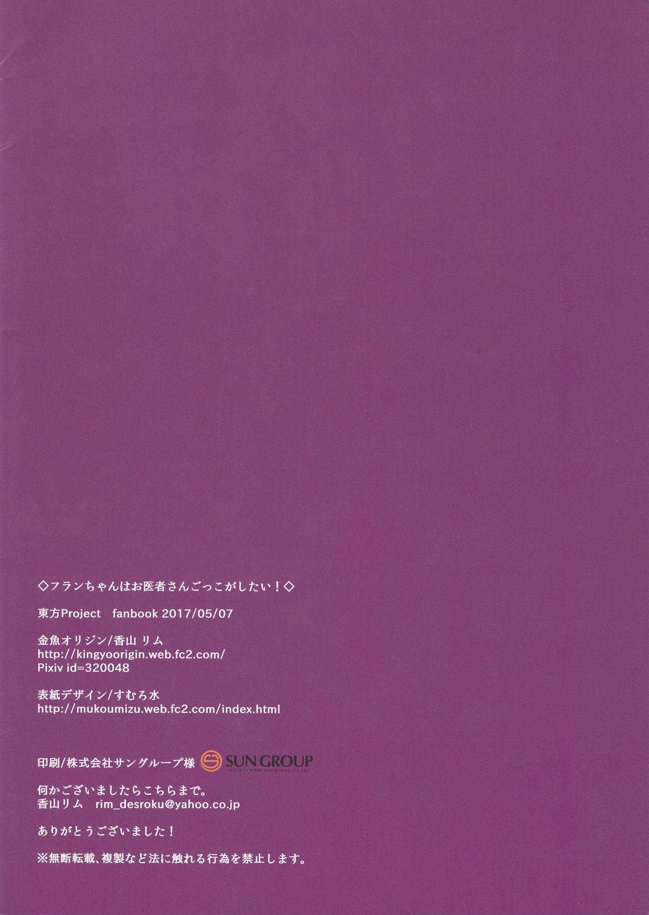 (Reitaisai 14) [Kingyo Origin (Kayama Rim)] Flan-chan wa Oisha-san Gokko ga Shitai! (Touhou Project) [English] [desudesu] 12