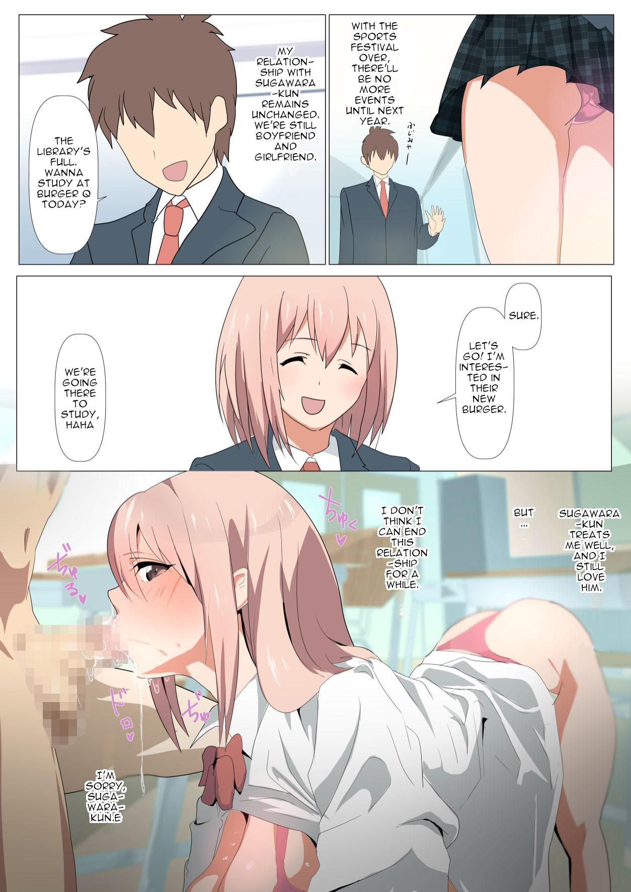 Throat The Day the Ribbon Fell ~ How I was NTR'd by a Playboy in my Class without My Childhood Friend Knowing - Original Blowjob - Page 42