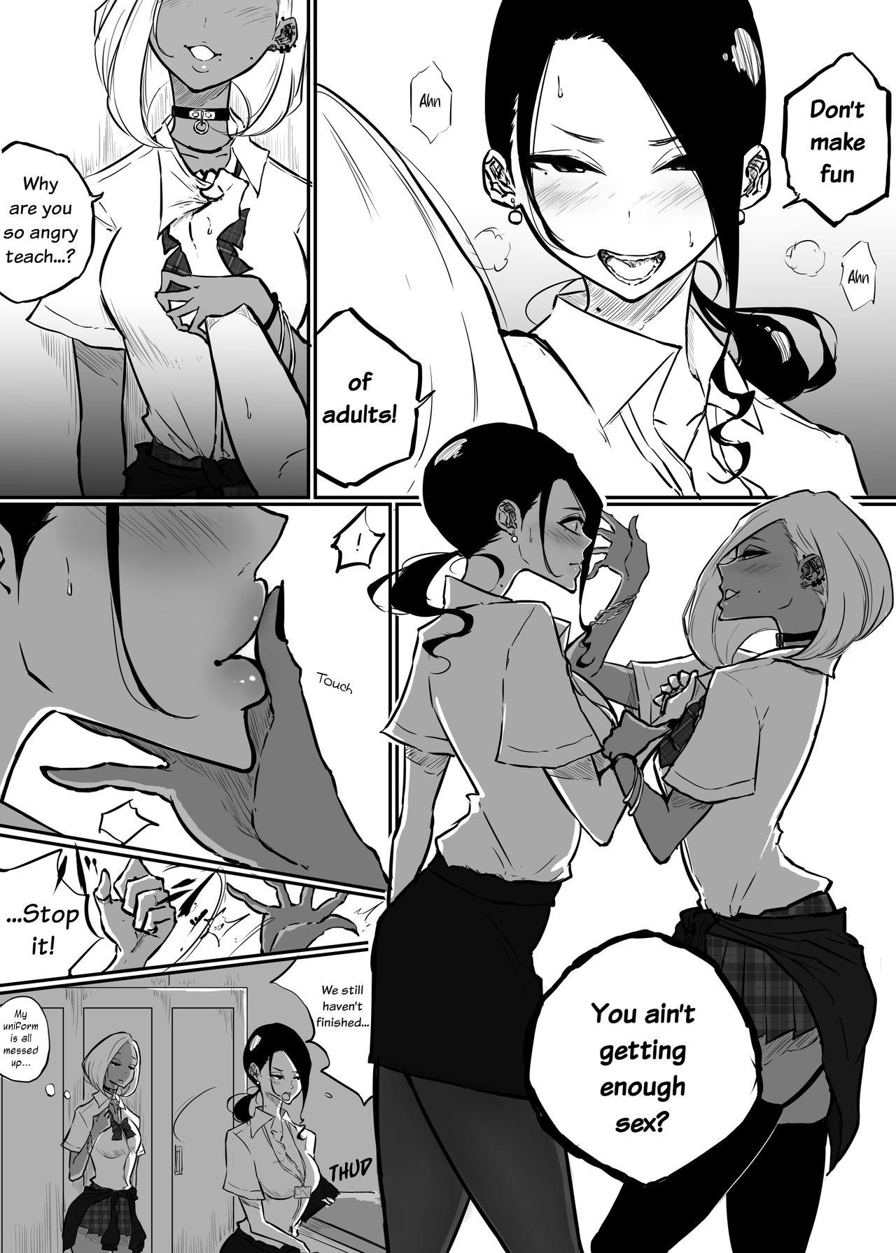 Gay Bang Sparta Sensei ga Oshiego no Bitch Gal ni Ecchi na Koto Sareru Hanashi | The Story of a Strict Teacher Who Got Fucked by Her Gyaru Bitch Student - Original Class - Page 6