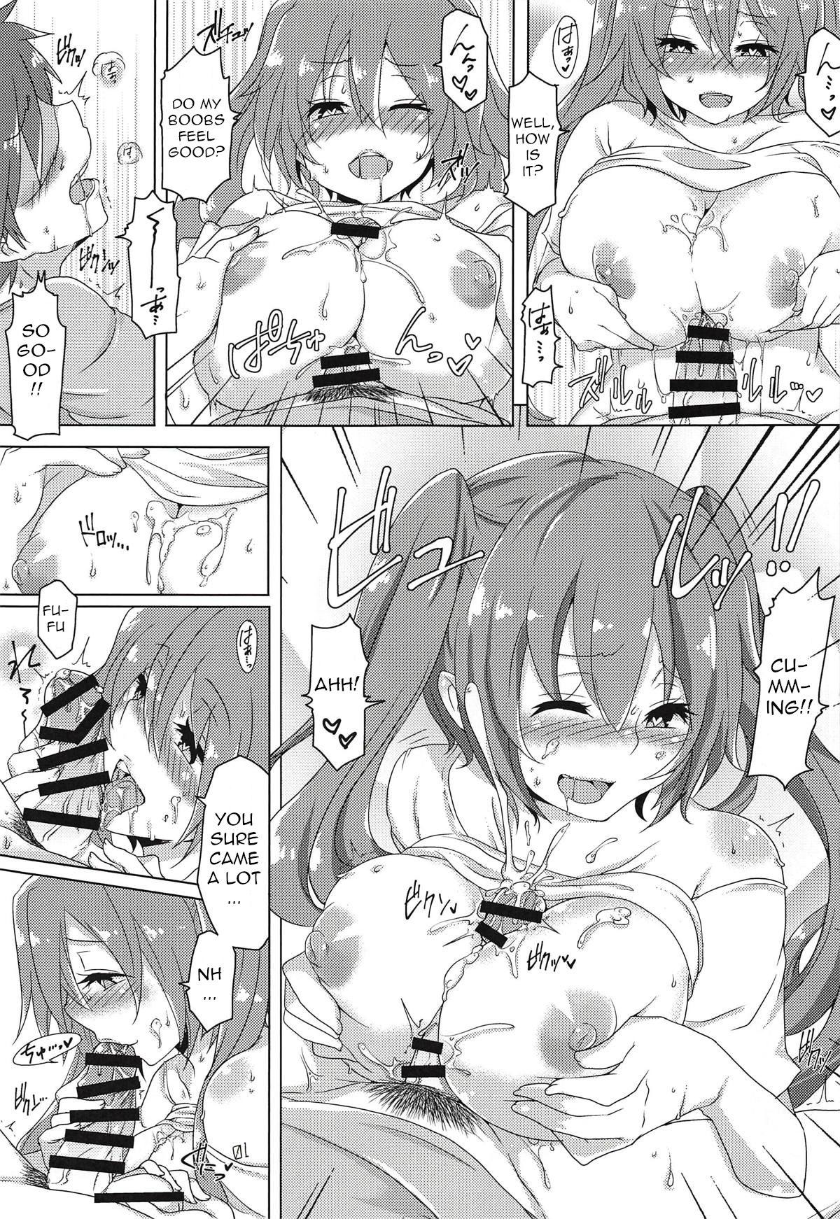 Pornstar (THE VOC@LOiD M@STER 41) [Kusoyuridanchi (Johnson)] Chippai-san to Deppai-san | Cutting Board and Cow Tits (VOCALOID) [English] [Nomihoudai] - Vocaloid Lesbians - Page 10