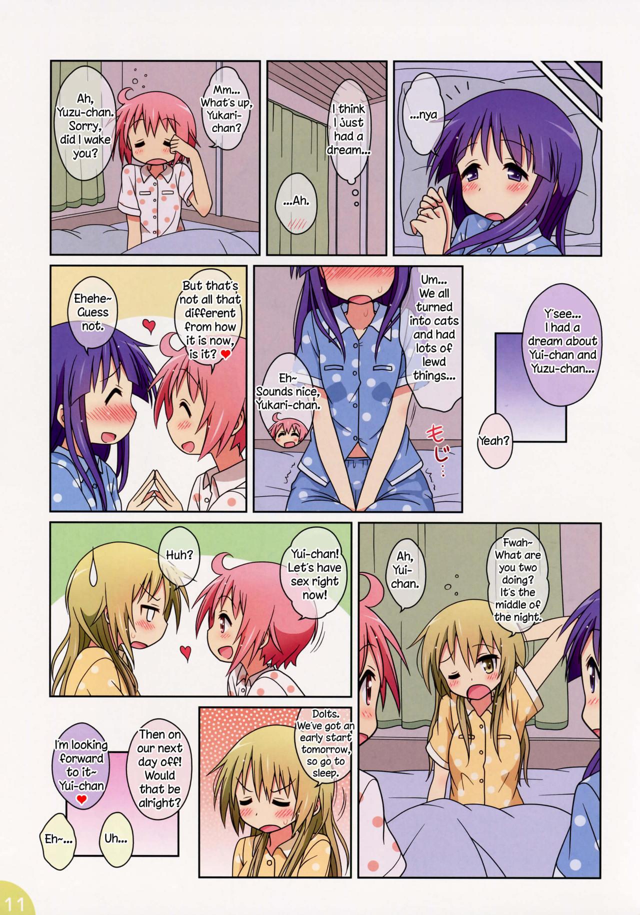 Amatuer Porn Happy Style! 3 - Yuyushiki Leche - Page 11
