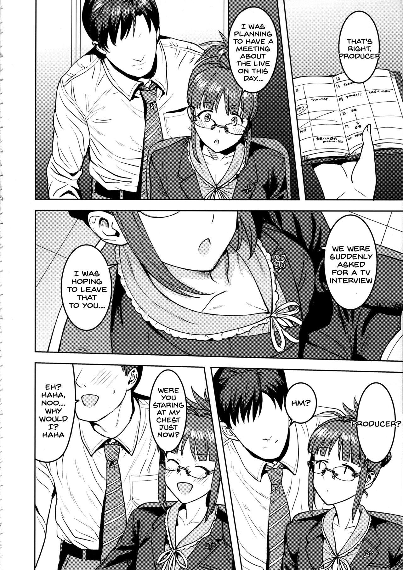 Anal Licking Ritsuko to Shokuba de... - The idolmaster Femdom Pov - Page 3