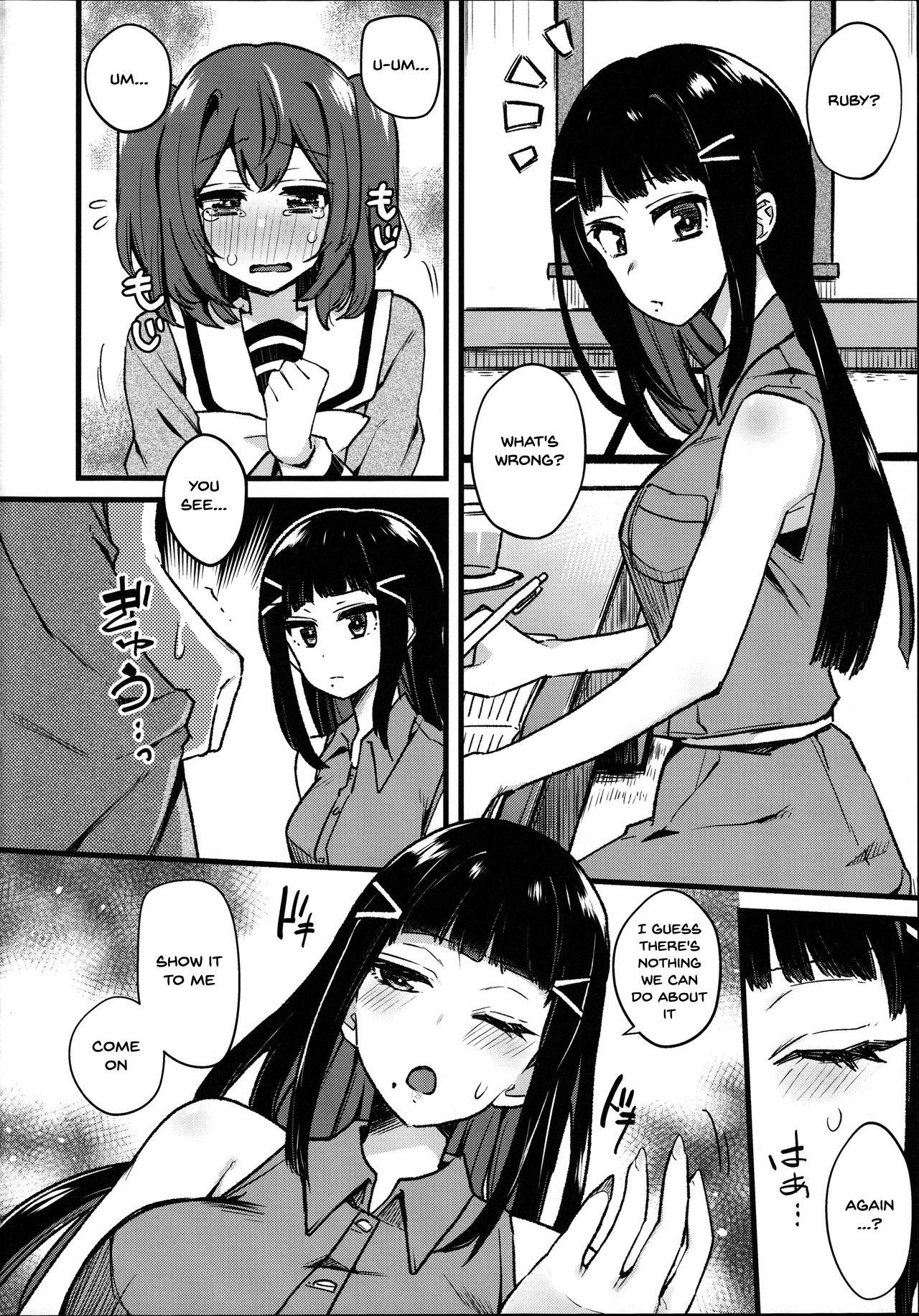 Gay Bang Doushite Neteiru Ma ni Imouto no Nyokon ga Watashi no Nyoin ni Haittemasu no!? - Love live sunshine Class - Page 4