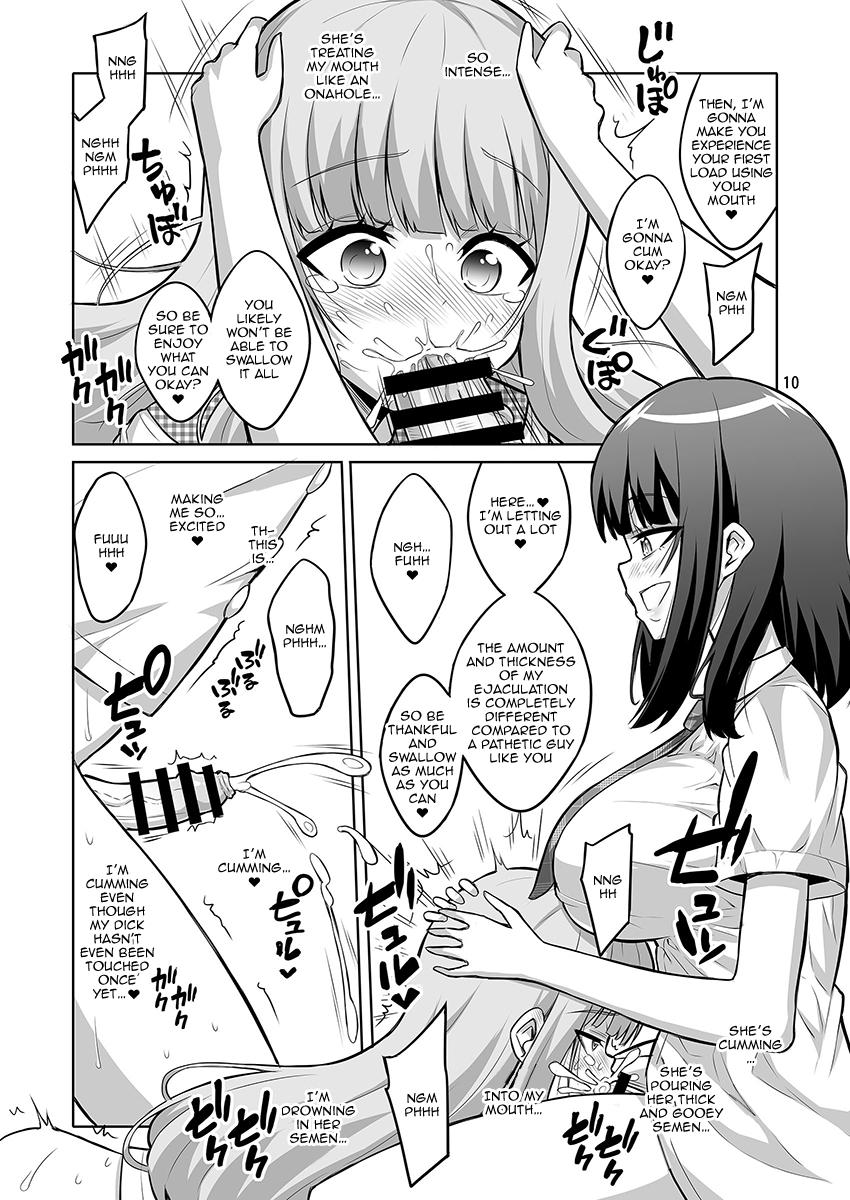 Sucking Otokonoko ga Futanari JK DeliHeal o Yondara Byou de Mesu Ochi shichaimashita. Bathroom - Page 8