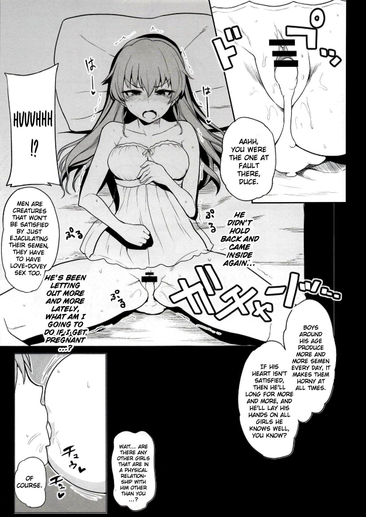 Amateur Sex Raise wa Duce no Otouto ni Naritai | I Want To Become Duce's Little Brother In The Future! - Girls und panzer Cei - Page 5