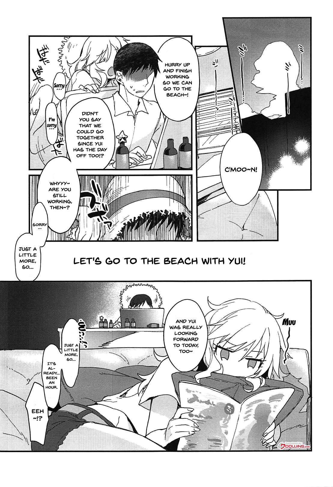 Spy Cam Yui to Umi Iko! | Going To The Beach With Yui! - The idolmaster Goth - Page 2