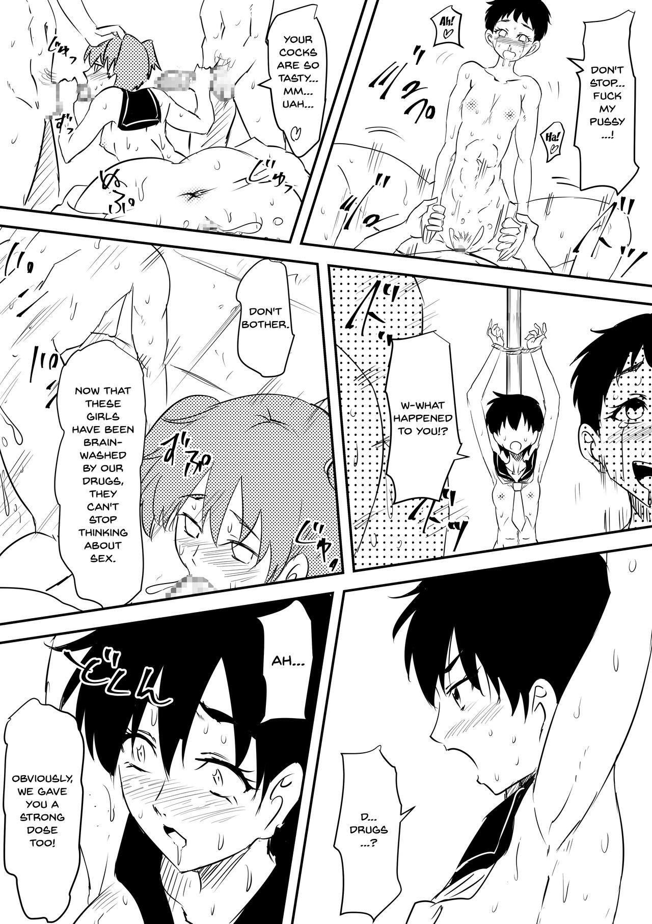 Caliente Onna Banchou Haiboku! Mesu Ochi! | A Girl Delinquent's Defeat! Falling And Becoming a Bitch! - Original Orgasmus - Page 9