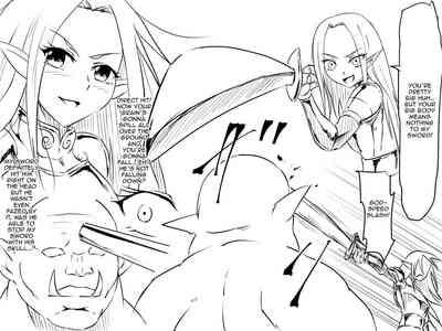 Haiboku Elf no Onna Kishi Orc Ryoujoku, Soshite... | A Female Elf Knight Gets Assaulted By An Orc, And Then... 10
