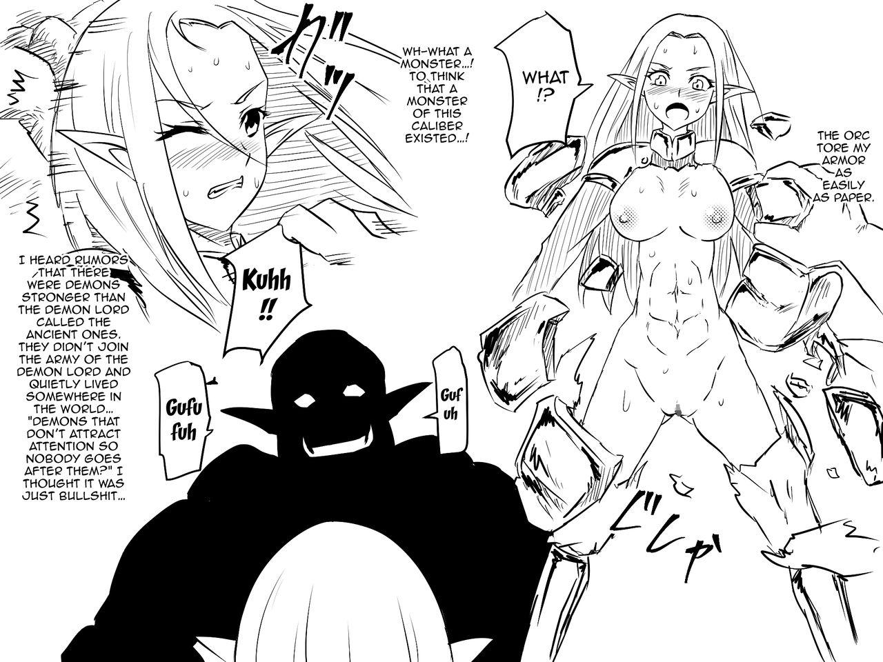 Haiboku Elf no Onna Kishi Orc Ryoujoku, Soshite... | A Female Elf Knight Gets Assaulted By An Orc, And Then... 12