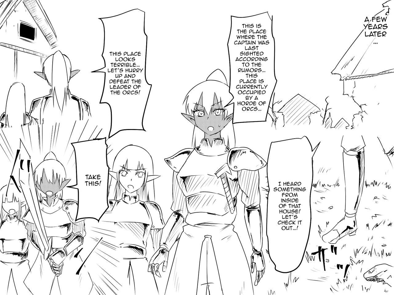 Haiboku Elf no Onna Kishi Orc Ryoujoku, Soshite... | A Female Elf Knight Gets Assaulted By An Orc, And Then... 36