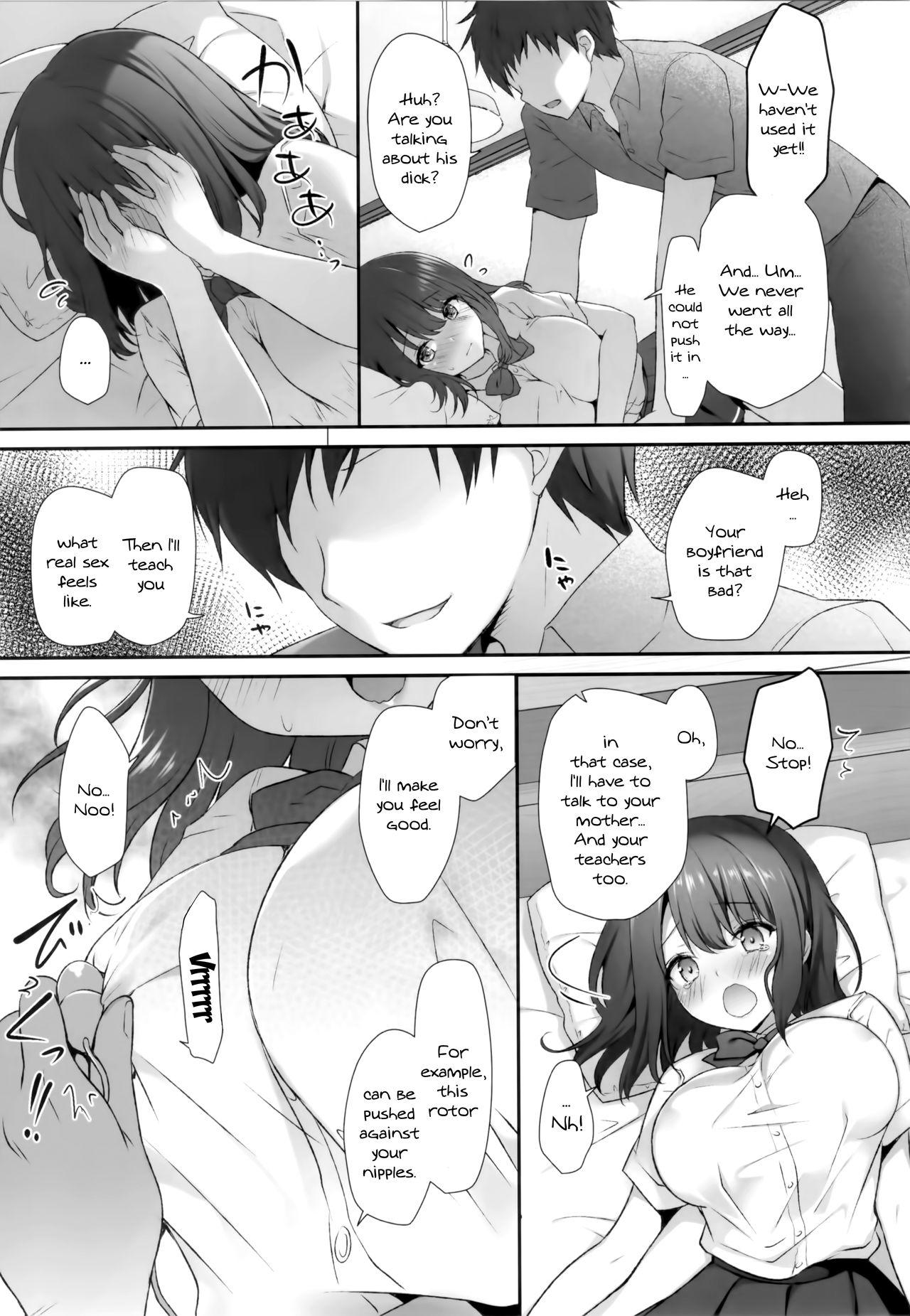 Teen Sex (Akihabara Chou Doujinsai) [Kinokonomi (kino)] Sensei Dame desu... ~Kyonyuu Shoujo Momoka no Futaana Omocha Seme~ | Sensei We Shouldn't... [English] {Doujins.com} - Original Free Blow Job - Page 7