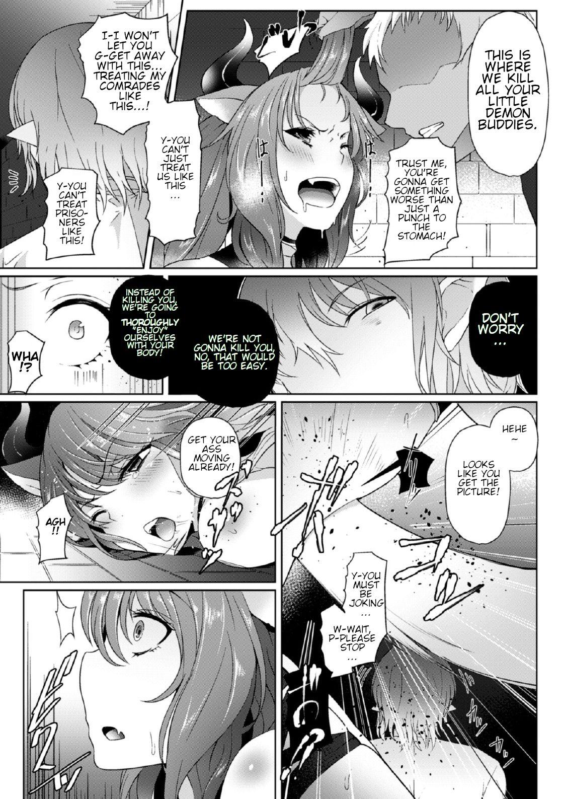 Teenage Porn 2D Comic Magazine Me ga Heart ni Natte Kairaku Ochi suru Heroine-tachi Vol. 2 Jerk - Page 7