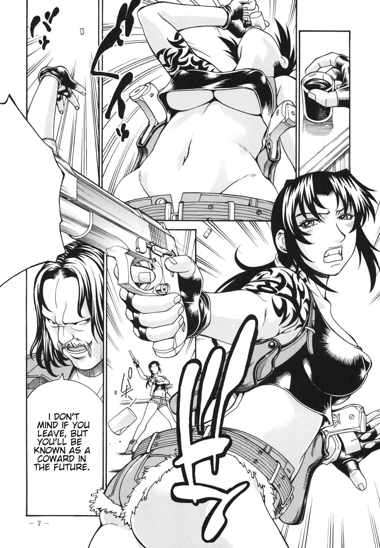 Lady TRIPLE HANDED - Black lagoon Pregnant - Page 7