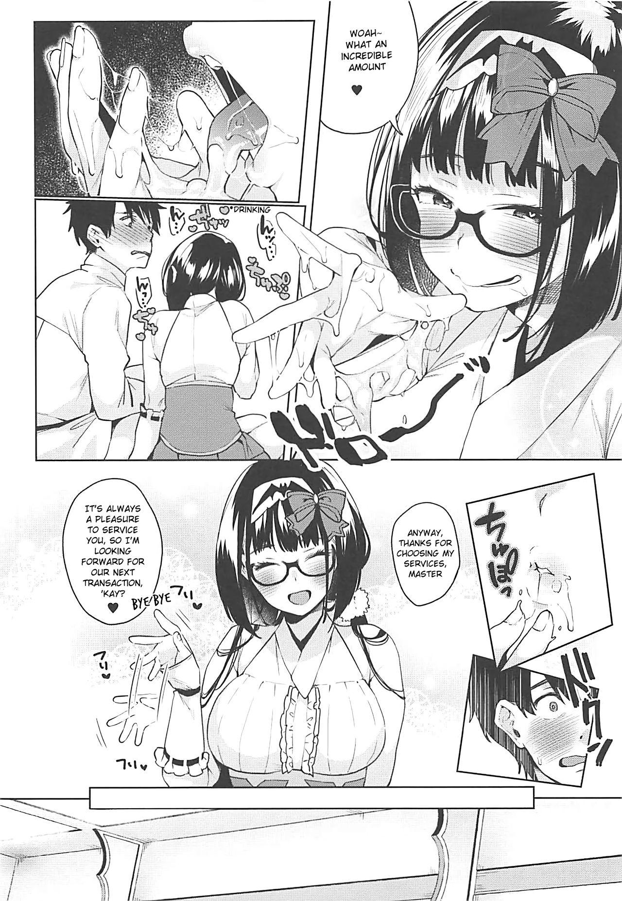 Swinger Osakabehime ga Shikoshiko Shite Kureru Hon | A Book Where Osakabehime Masturbates You Dry - Fate grand order Girl Sucking Dick - Page 9
