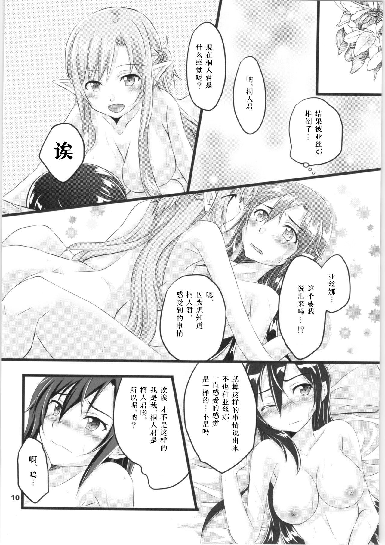 Female Orgasm Kiriko-chan to Asobou! 2 - Sword art online Group Sex - Page 9