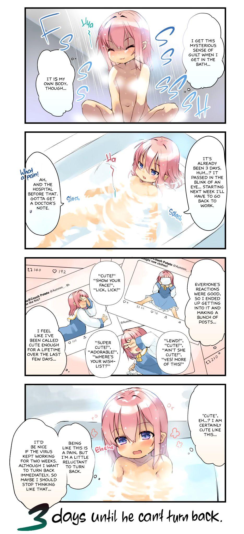 Hentai The TS girl will check that he can't turn back after seven days - Original Hot Chicks Fucking - Page 4