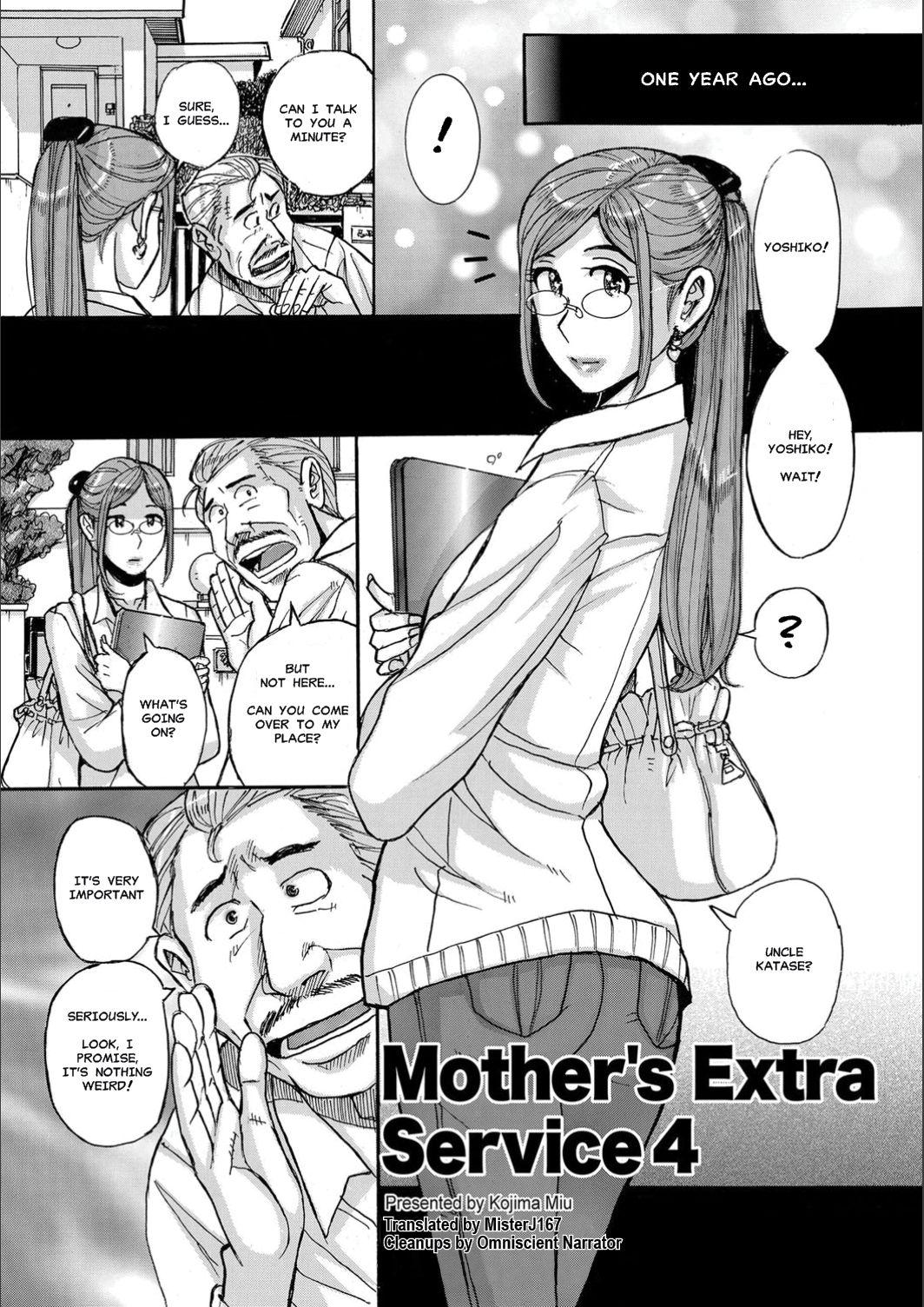 Shaved Mother's Extra Service 4 Tight Cunt - Page 1