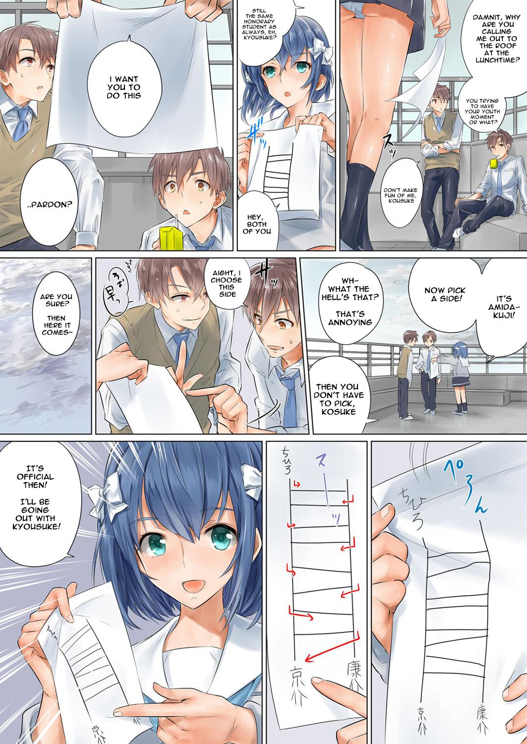 Bisexual [Toya] Netorare Kanojo -Kareshi (Ani) o Mae ni Futago (Otouto) to Kyoushitsu Ecchi- Vol.01 [English] Perfect Porn - Page 9