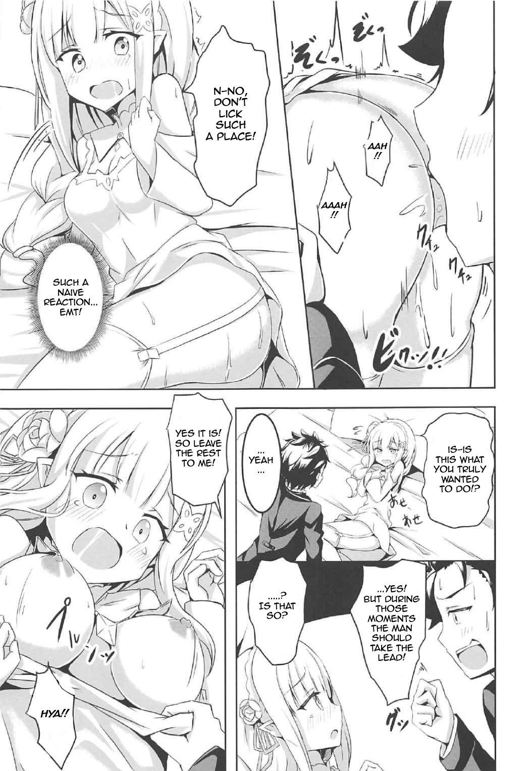 Thai Uchi no Heroine Chouzetsu Choroin - Re zero kara hajimeru isekai seikatsu Blowjob - Page 10