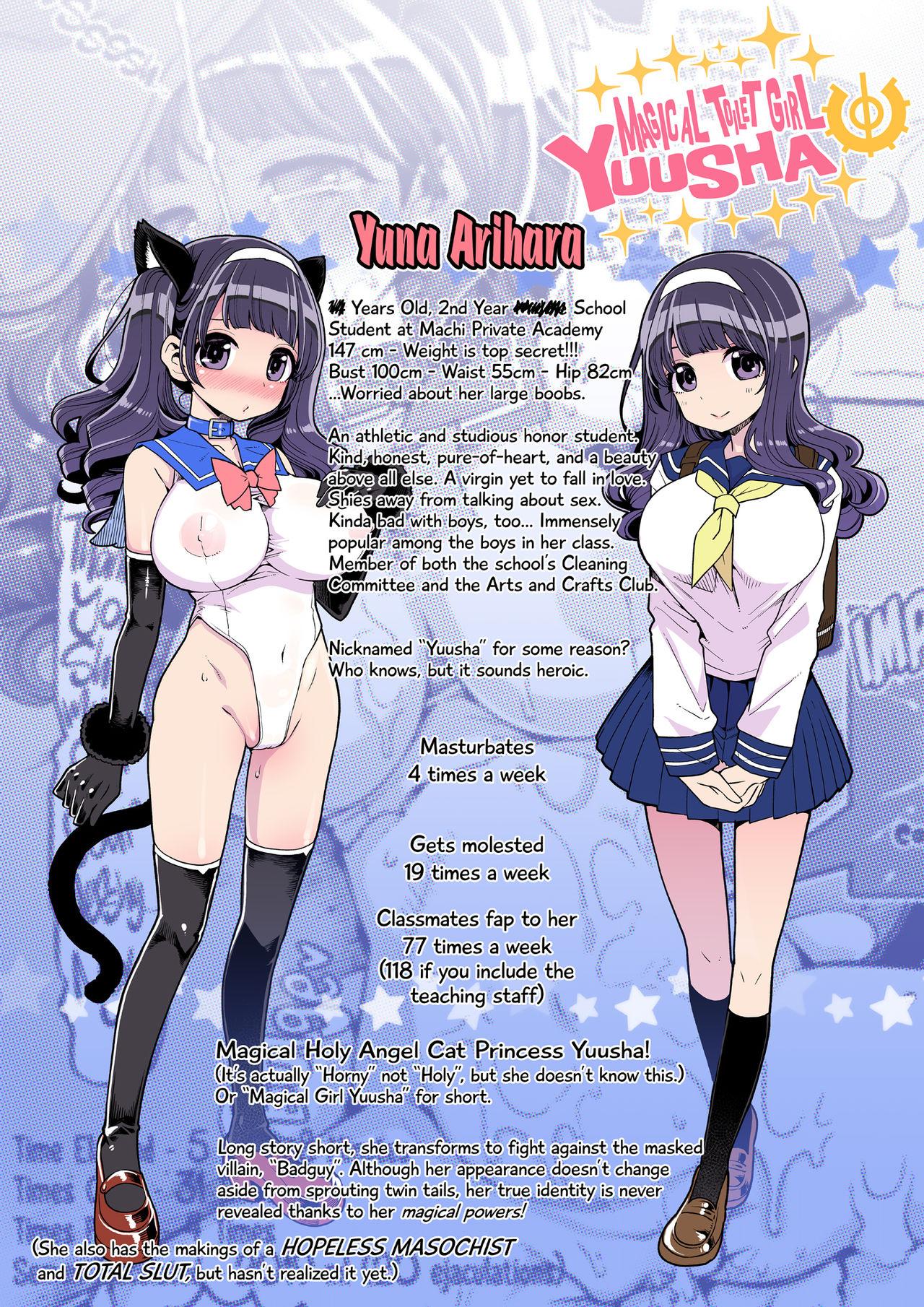 Tranny Mahou Shoujo Yusya-chan | Magical Toilet Girl Yuusha 2 - Original Puta - Page 2