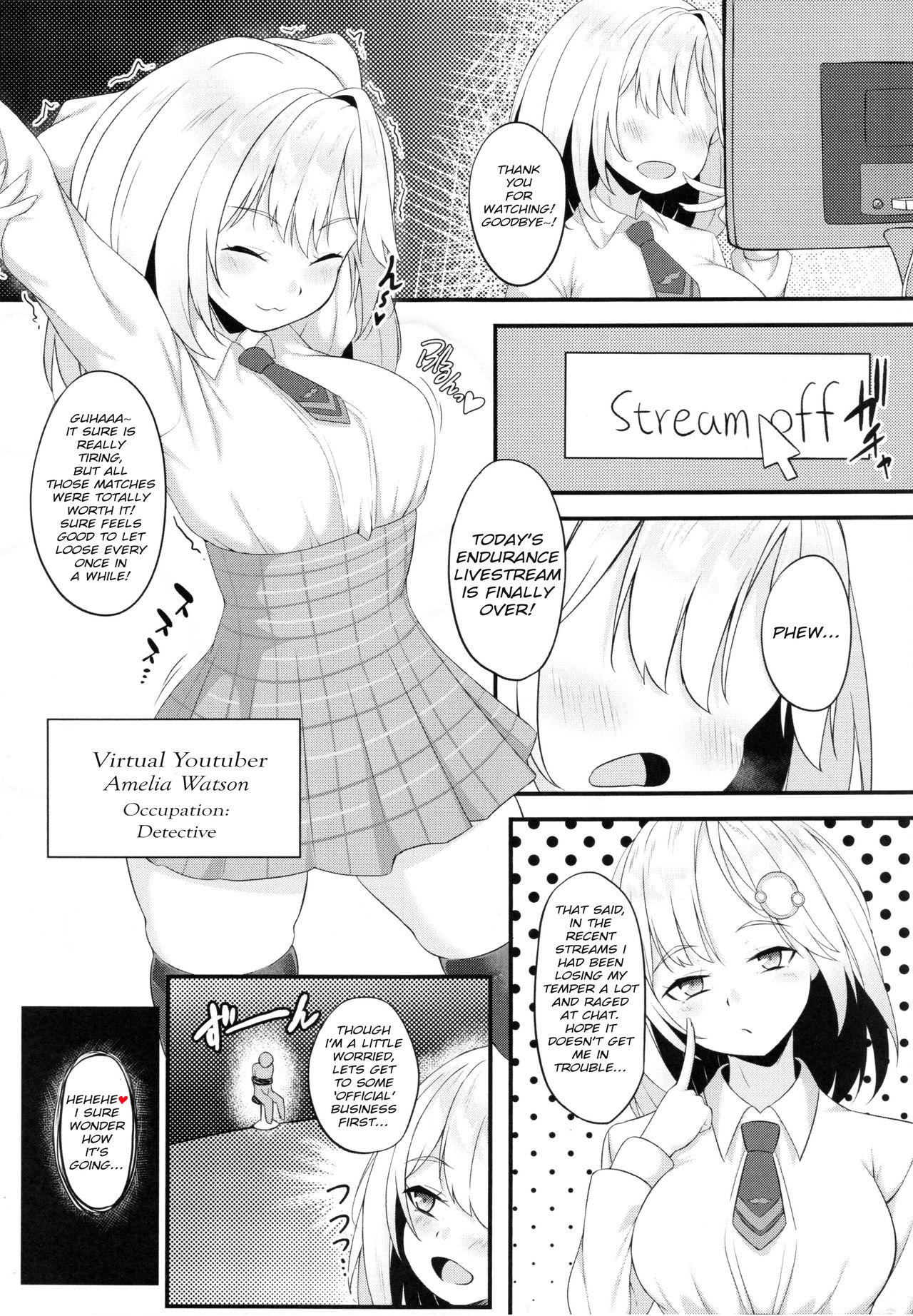 Nurugel Welcome to Watson's office! - Hololive Rimming - Page 3