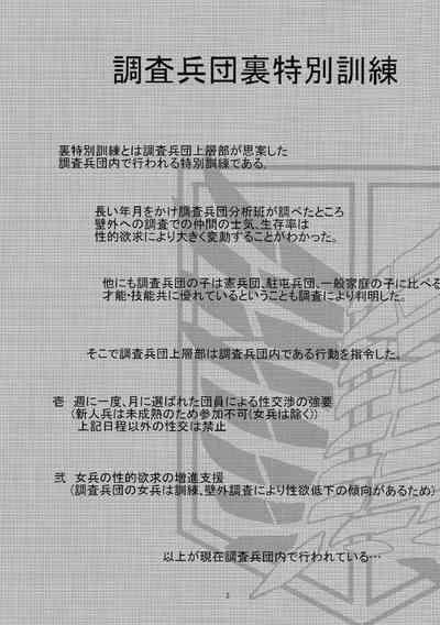 Footjob (C84) [JINAPARX (Yowashi)] Survey Corps Backstage Special Training (Shingeki no Kyojin) English {SHTranslate}- Shingeki no kyojin | attack on titan hentai Cumshot Ass 3