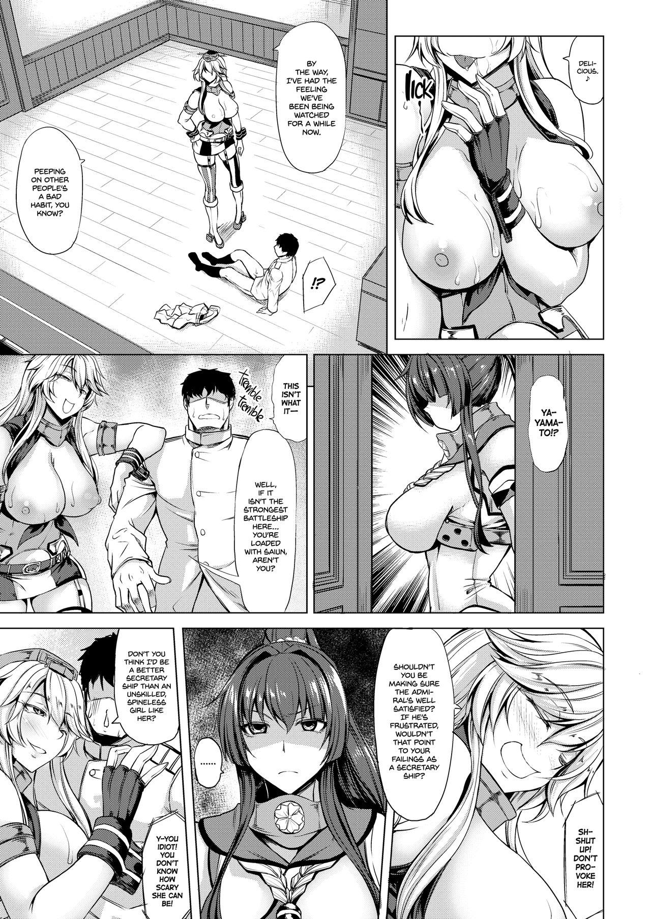 Sex Massage Tobikkiri no Senkan VS Senkan | Top Tier Ship Girl VS Ship Girl - Kantai collection Femboy - Page 12